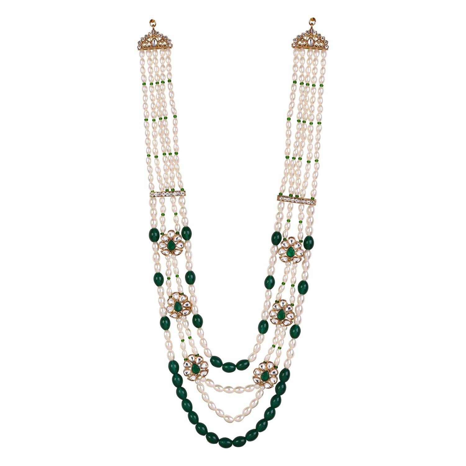 Shaurya - Green Necklace For Men