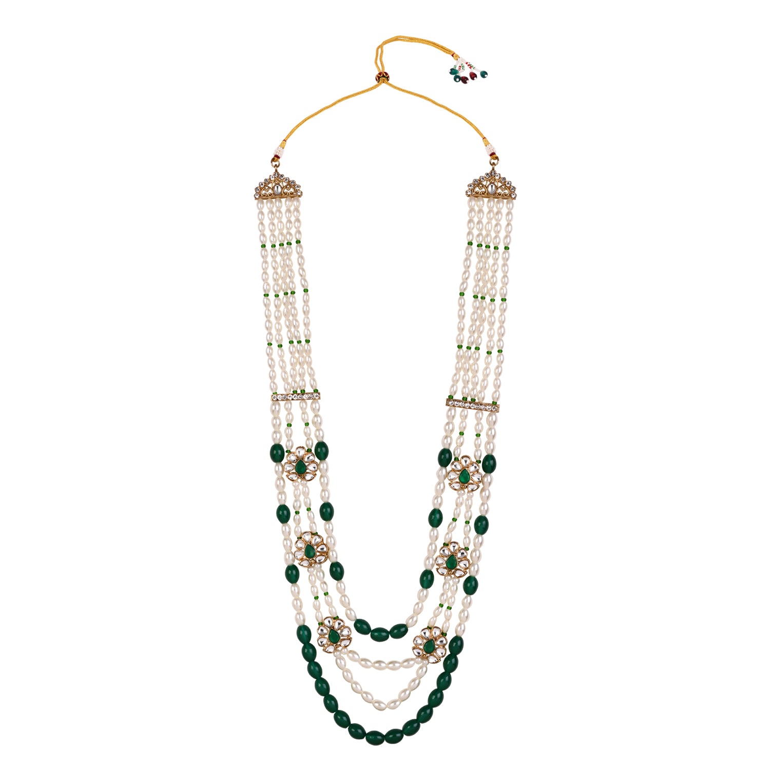 Shaurya - Green Necklace For Men