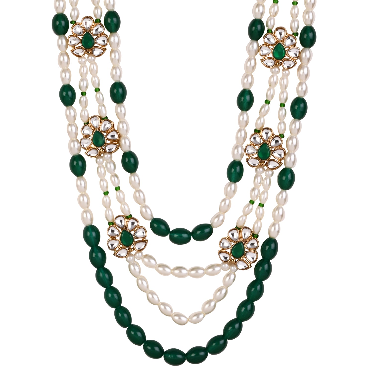 Shaurya - Green Necklace For Men