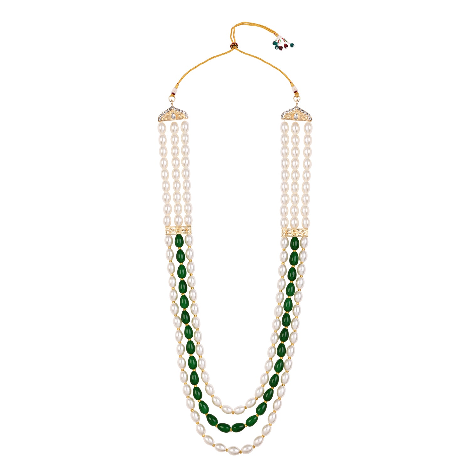 Aditya - Green Necklace For Men