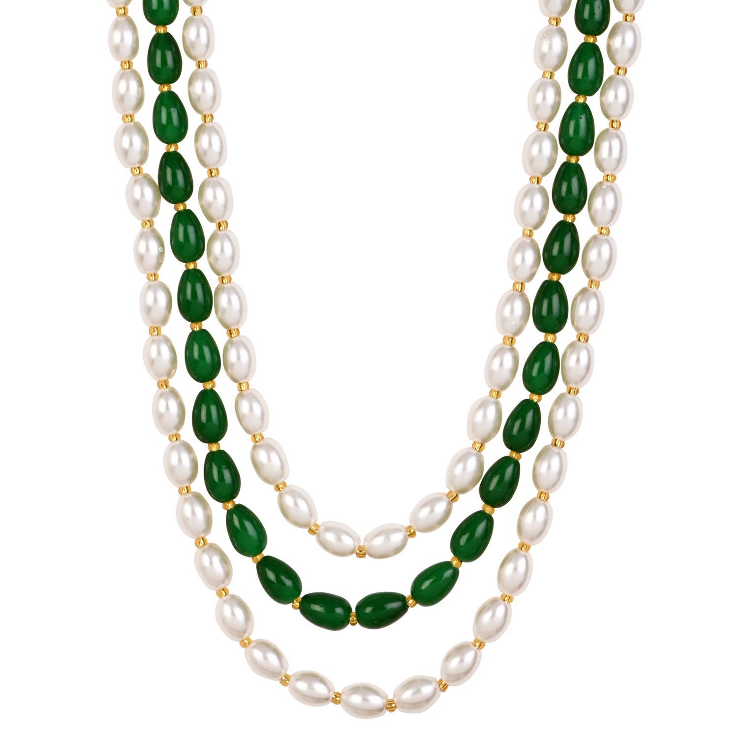 Aditya - Green Necklace For Men
