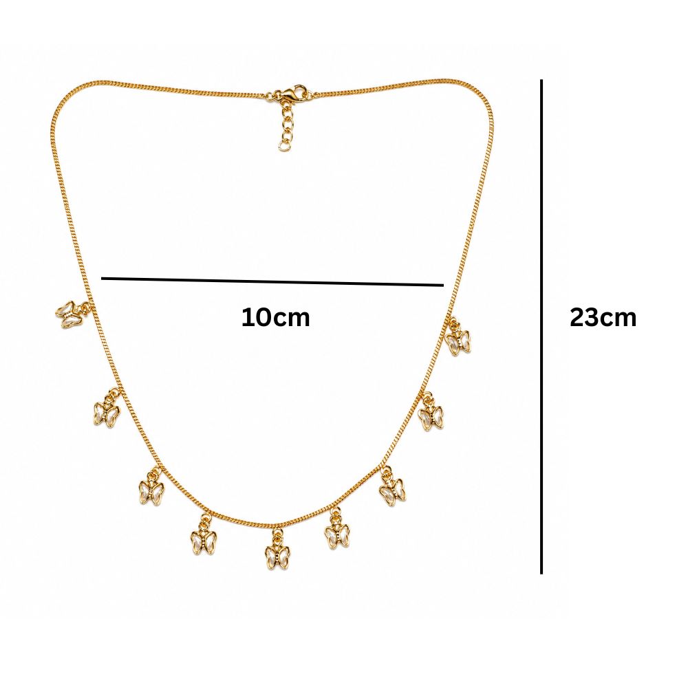 Camila-Butterfly Pendant Chain Necklace