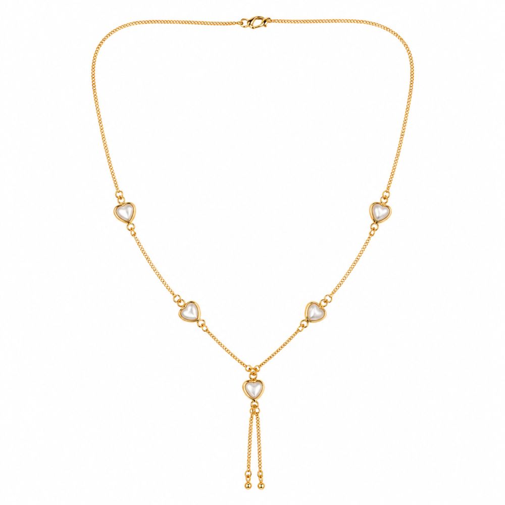 Adelia- Minimalist Heart Pendant Chain Necklace