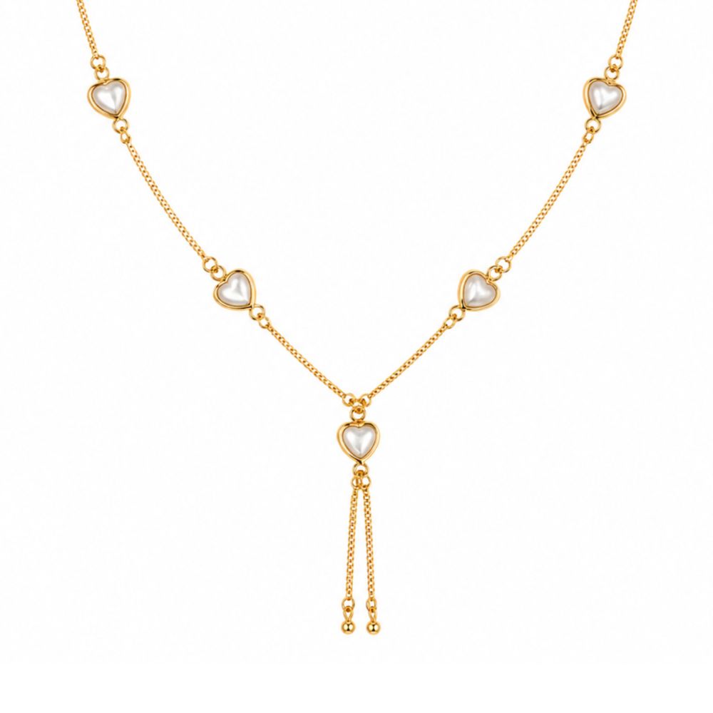 Adelia- Minimalist Heart Pendant Chain Necklace