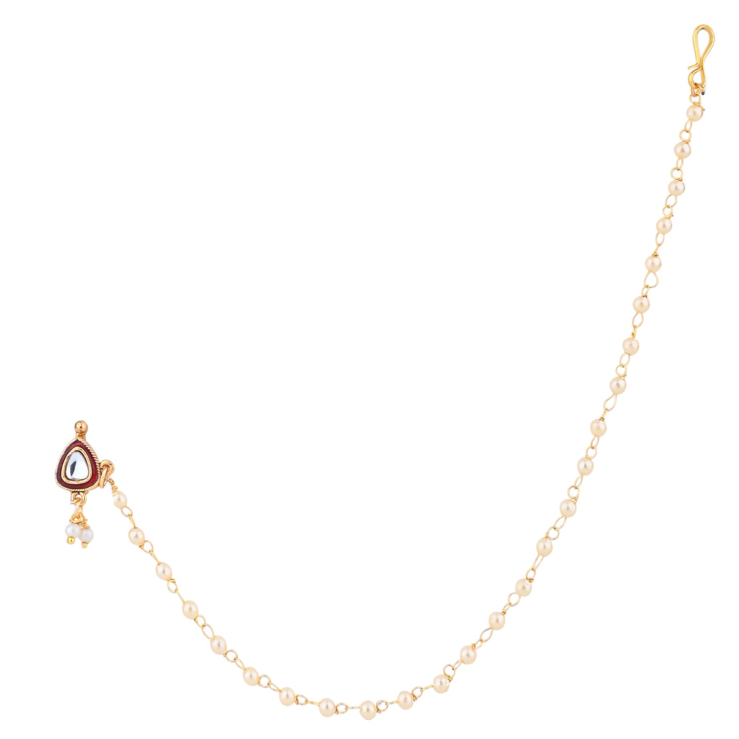 Litisha Maroon NoseRing