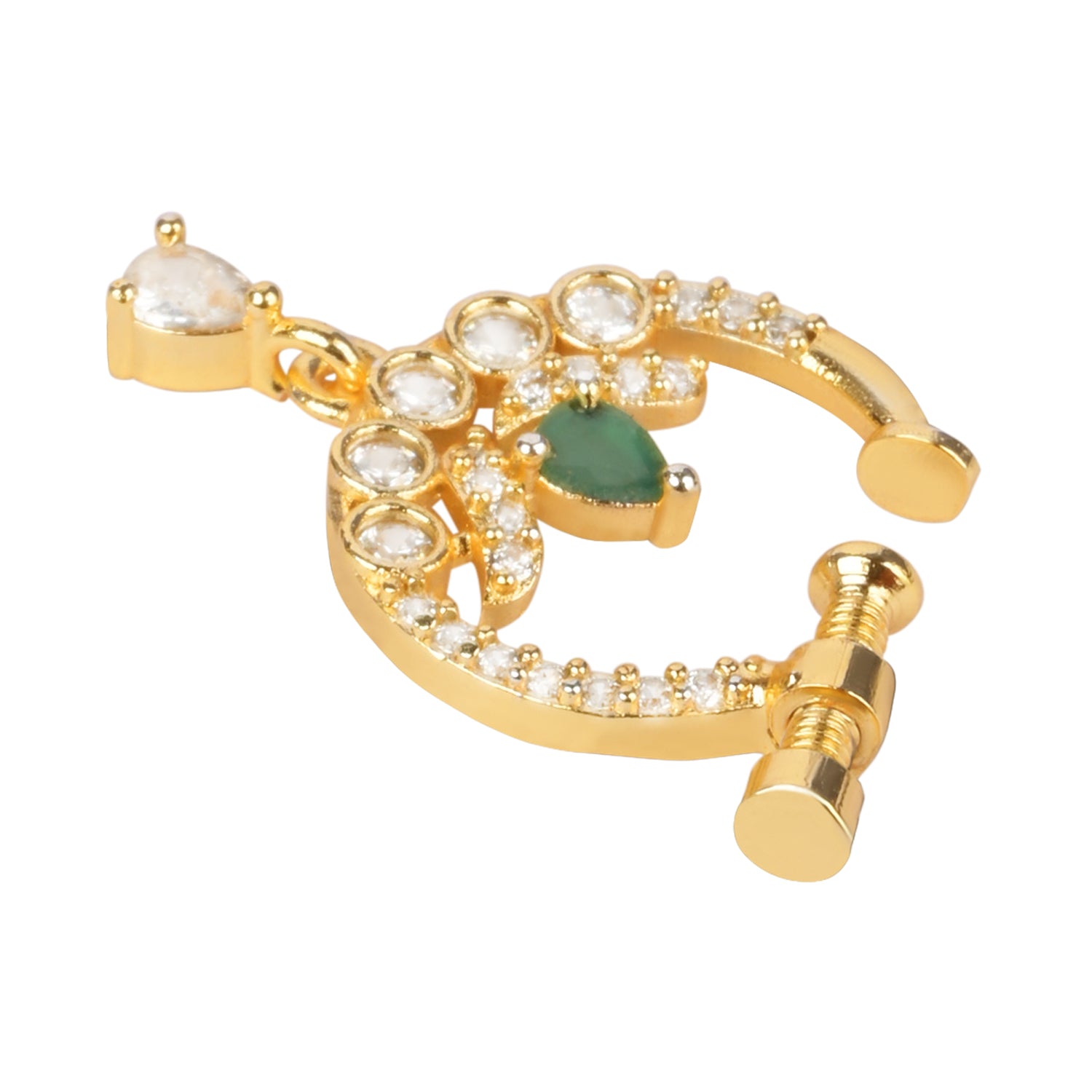 Ayira - Green Nose Ring