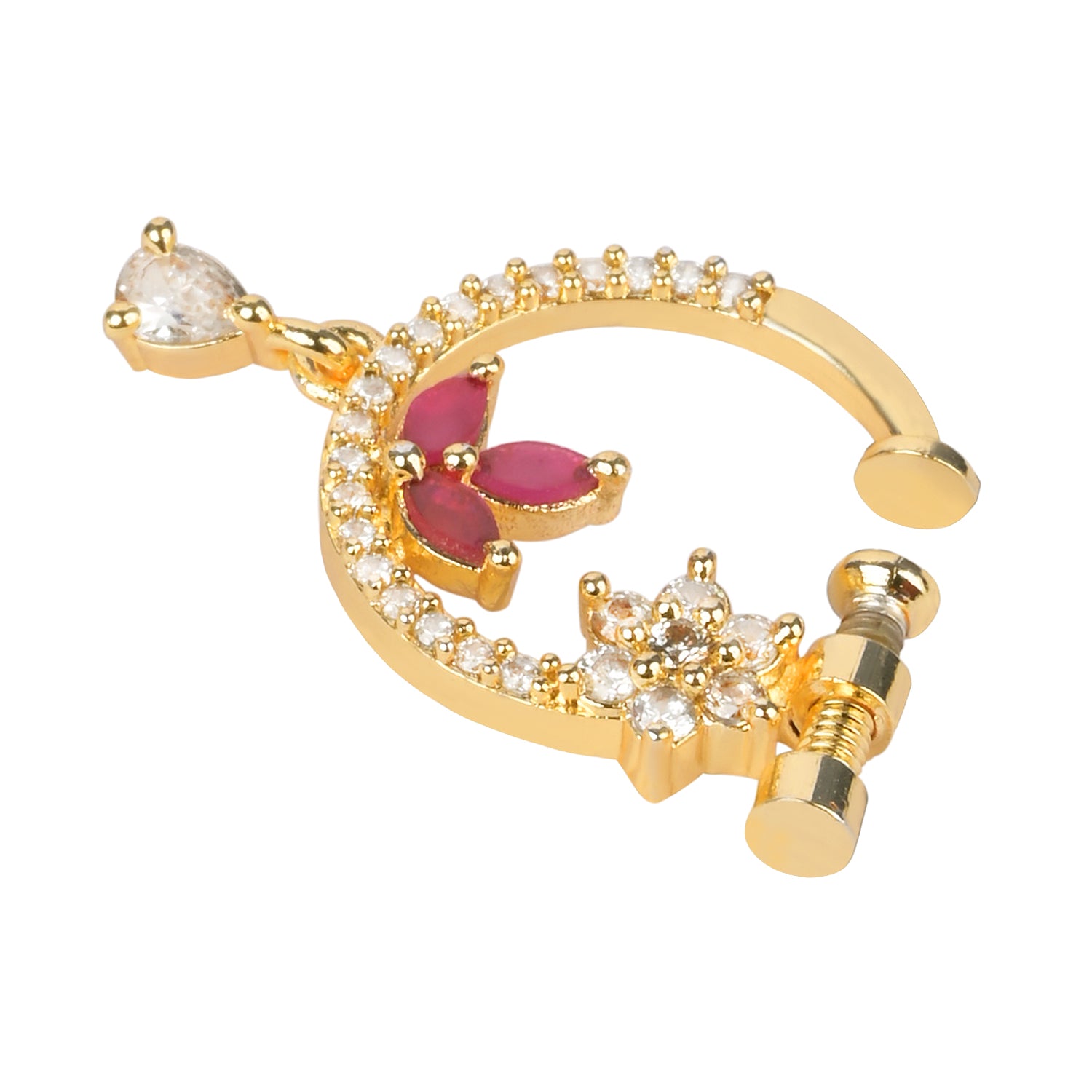 Jashvika- Pink Nose Ring