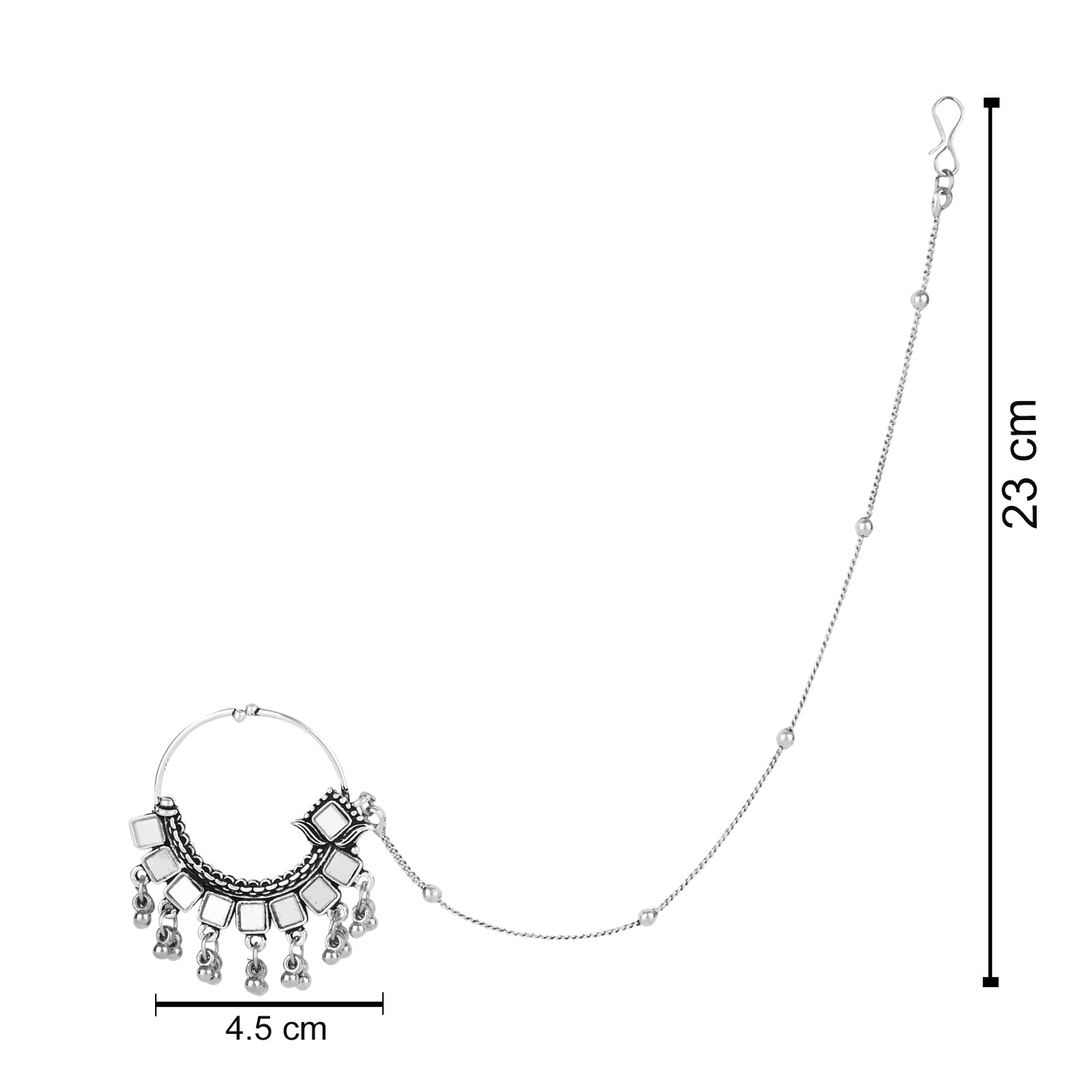 Sanshi Oxidised NoseRing