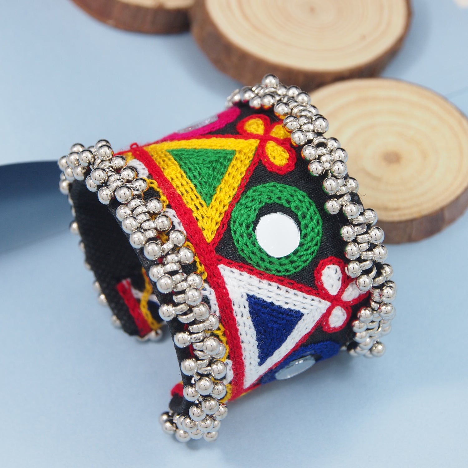 Traditional Handmade Ghungroo Kada Bangle for Navratri