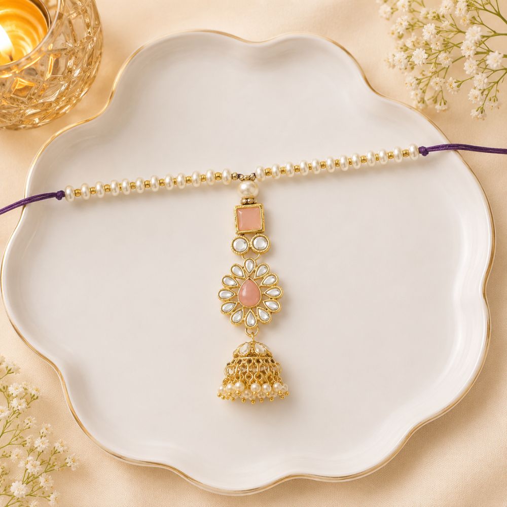 Alluring Pearl & Kundan Bracelet