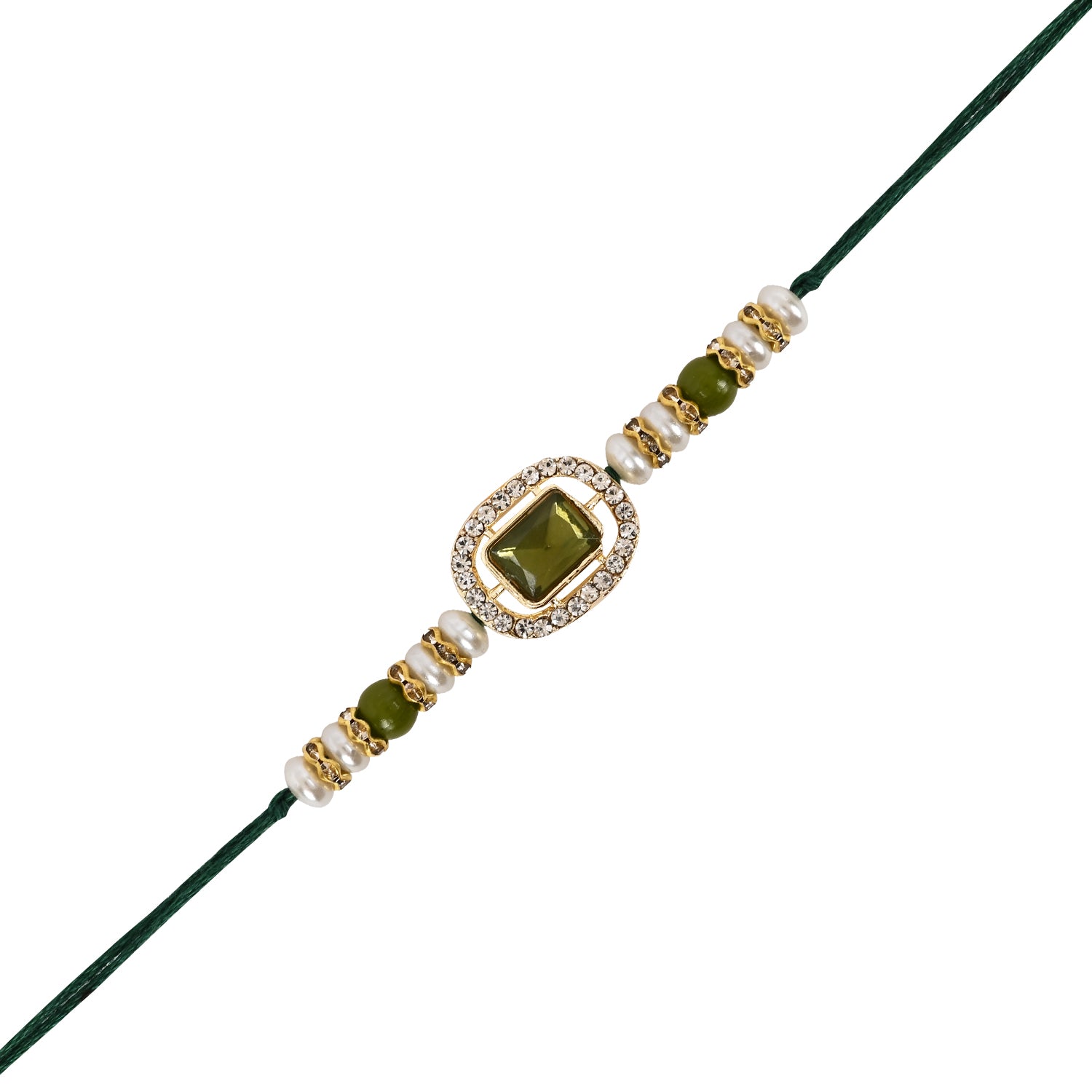 Designer Bhaiya Bhabhi Mehendi Lumba Bracelet & Rakhi With Roli Chawal & Card