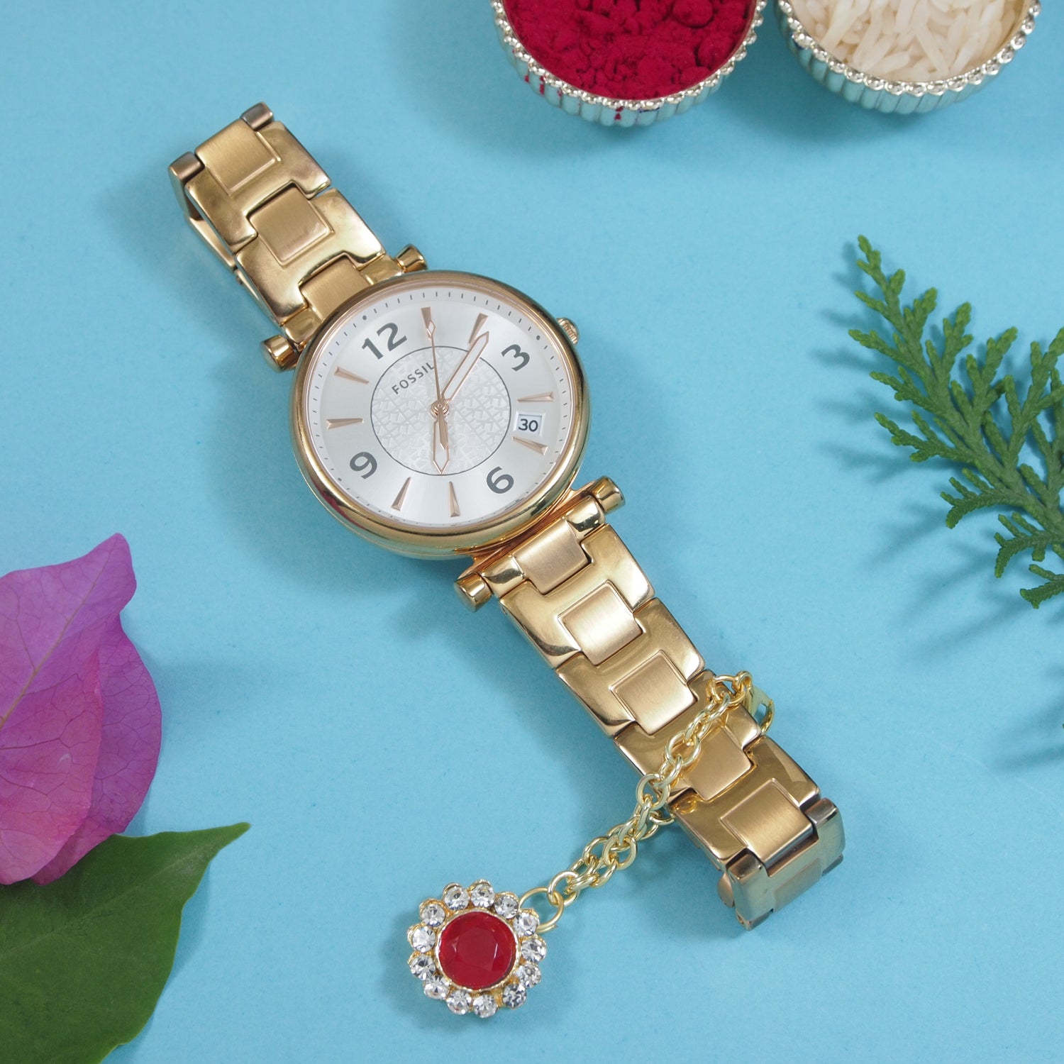 Red Pearl Watch Charms