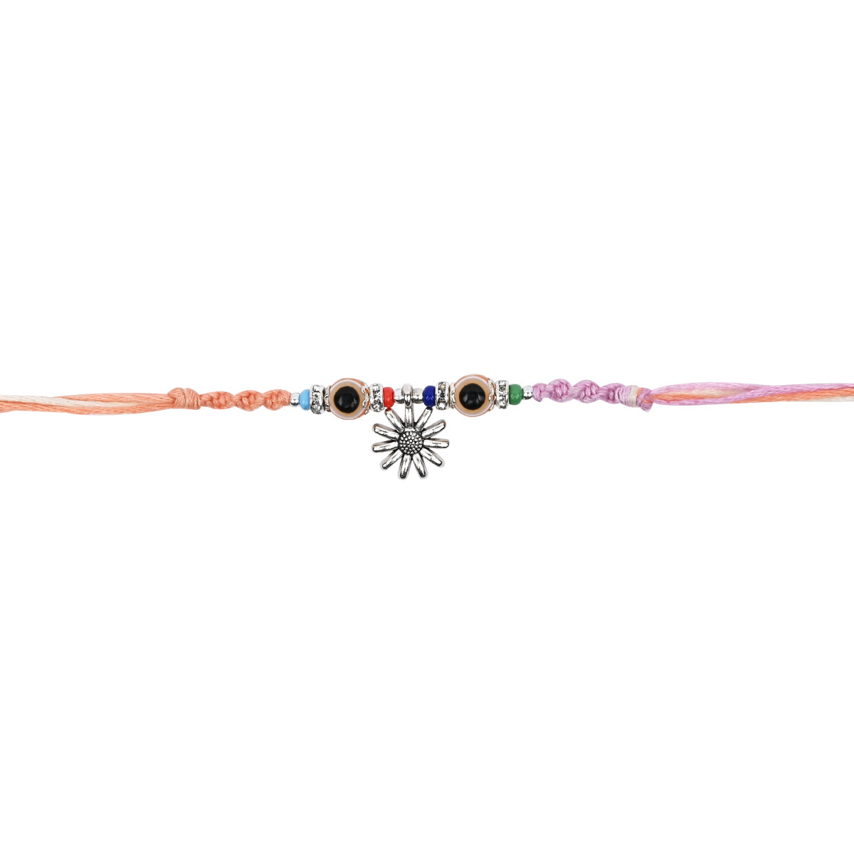 Elegantly Crafted Peach Pearl Adjustable Lumba Bracelet