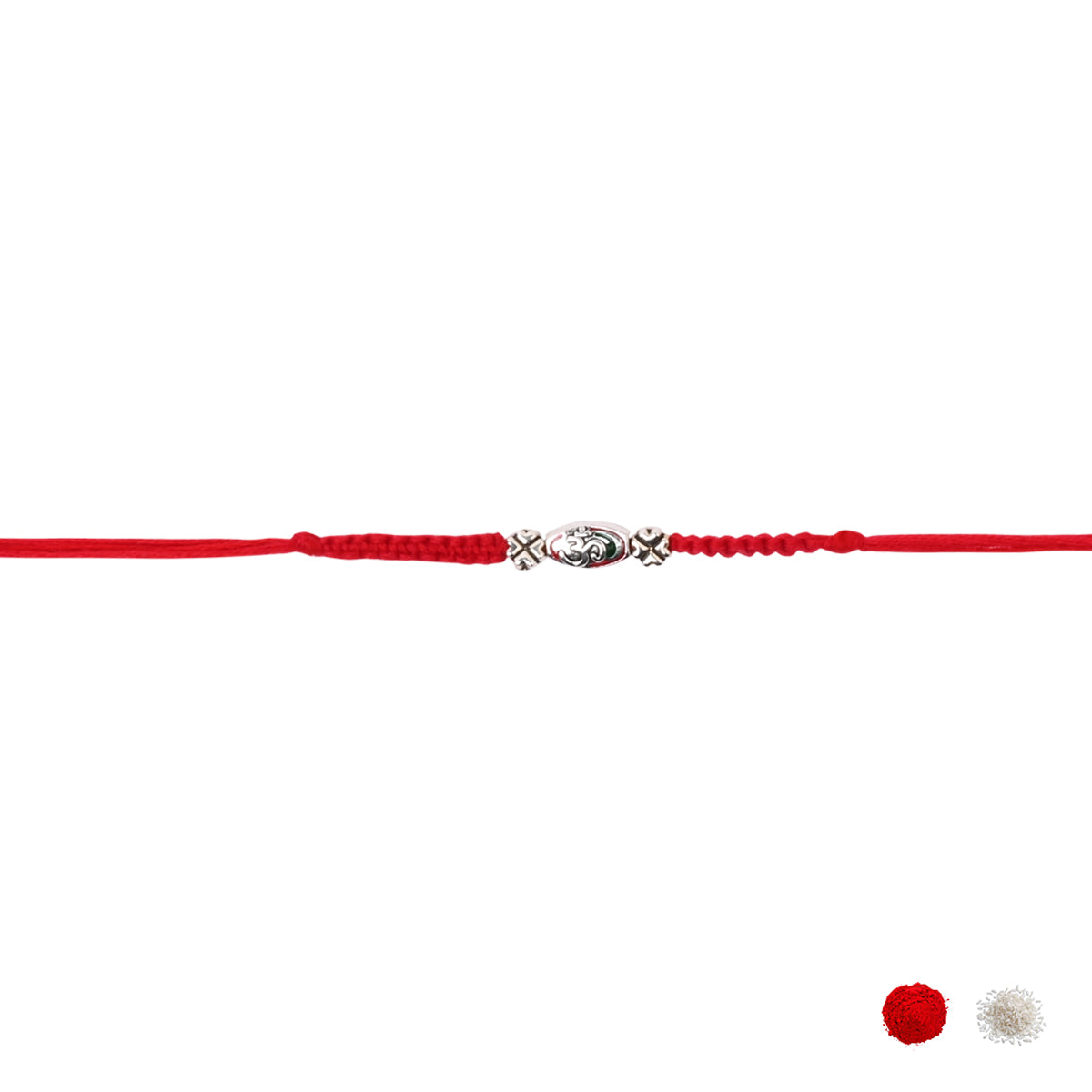 OM Rakhi Combo for Bhai - Braided Thread
