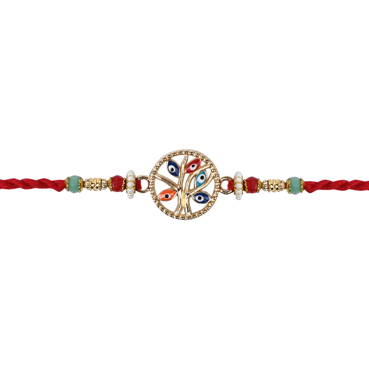KALPAVRUKSH TREE RAKHI WITH ROLI CHAWAL & RAKSHABANDHAN CARD