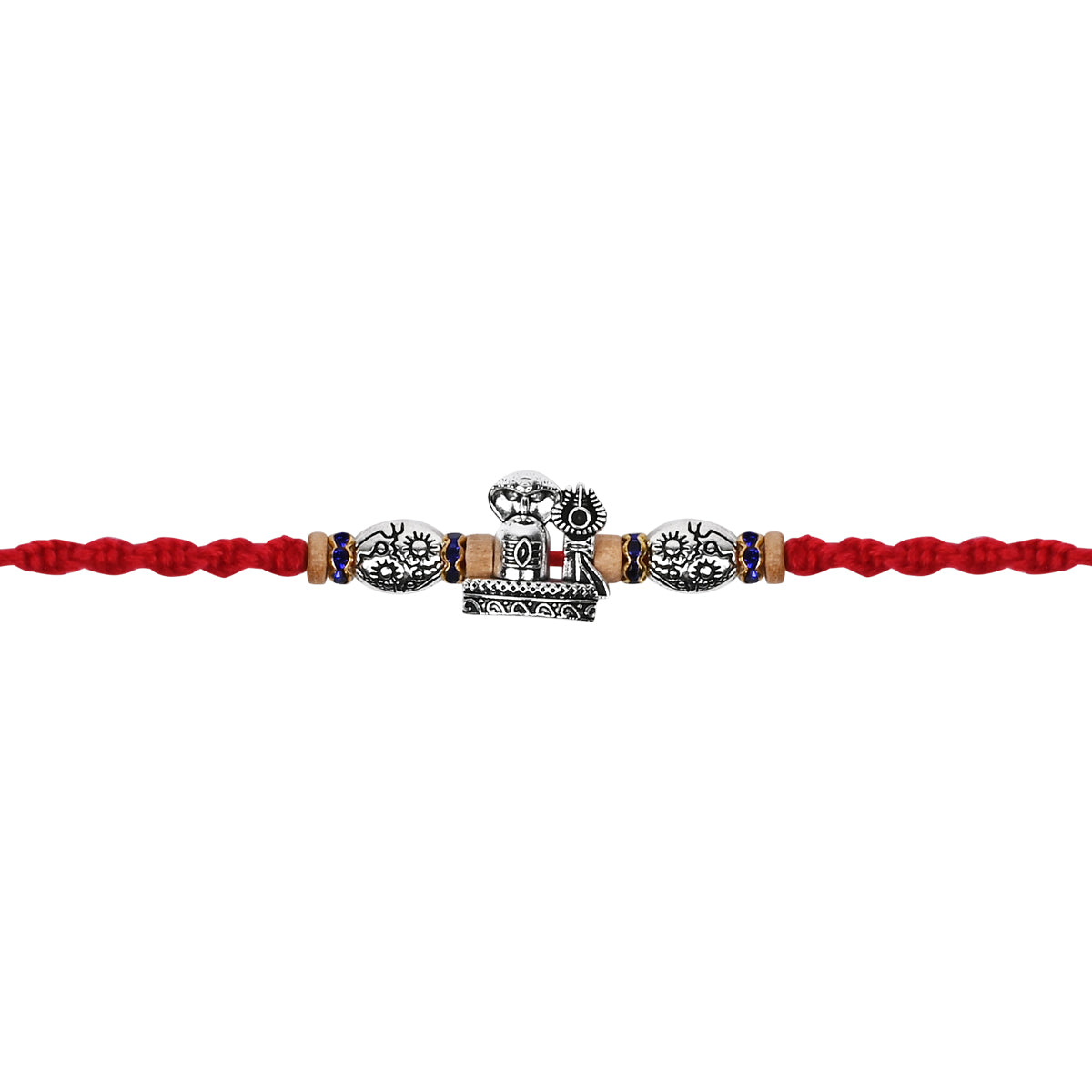 Om Shivling Red Rakhi