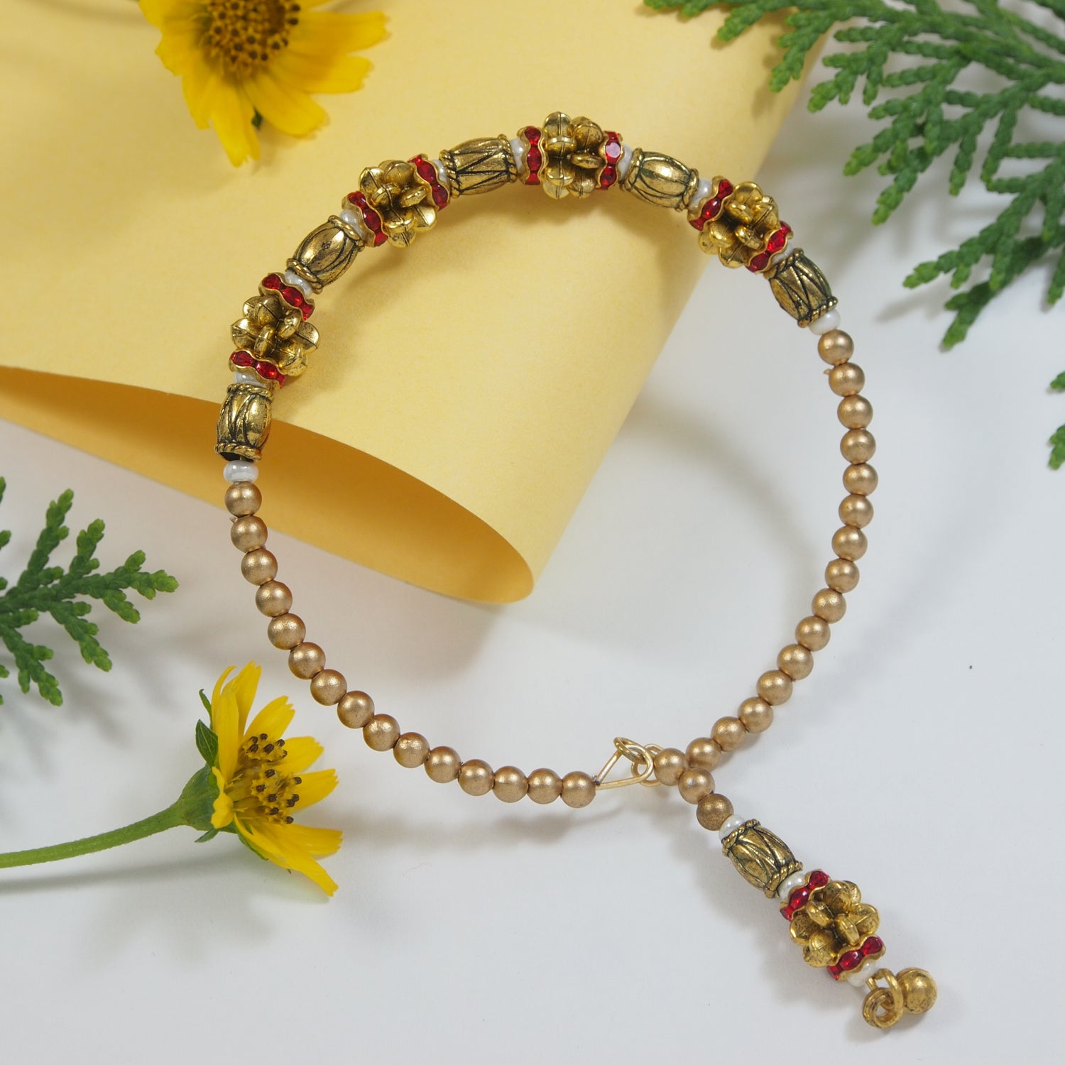 Elegantly Crafted Pearl Adjustable Lumba Bracelet