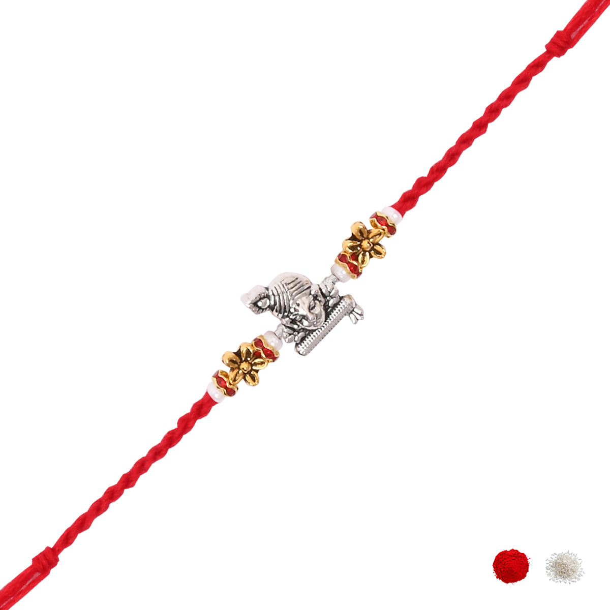 Krishna Rakhi With Roli Chawal & Rakshabandhan Card