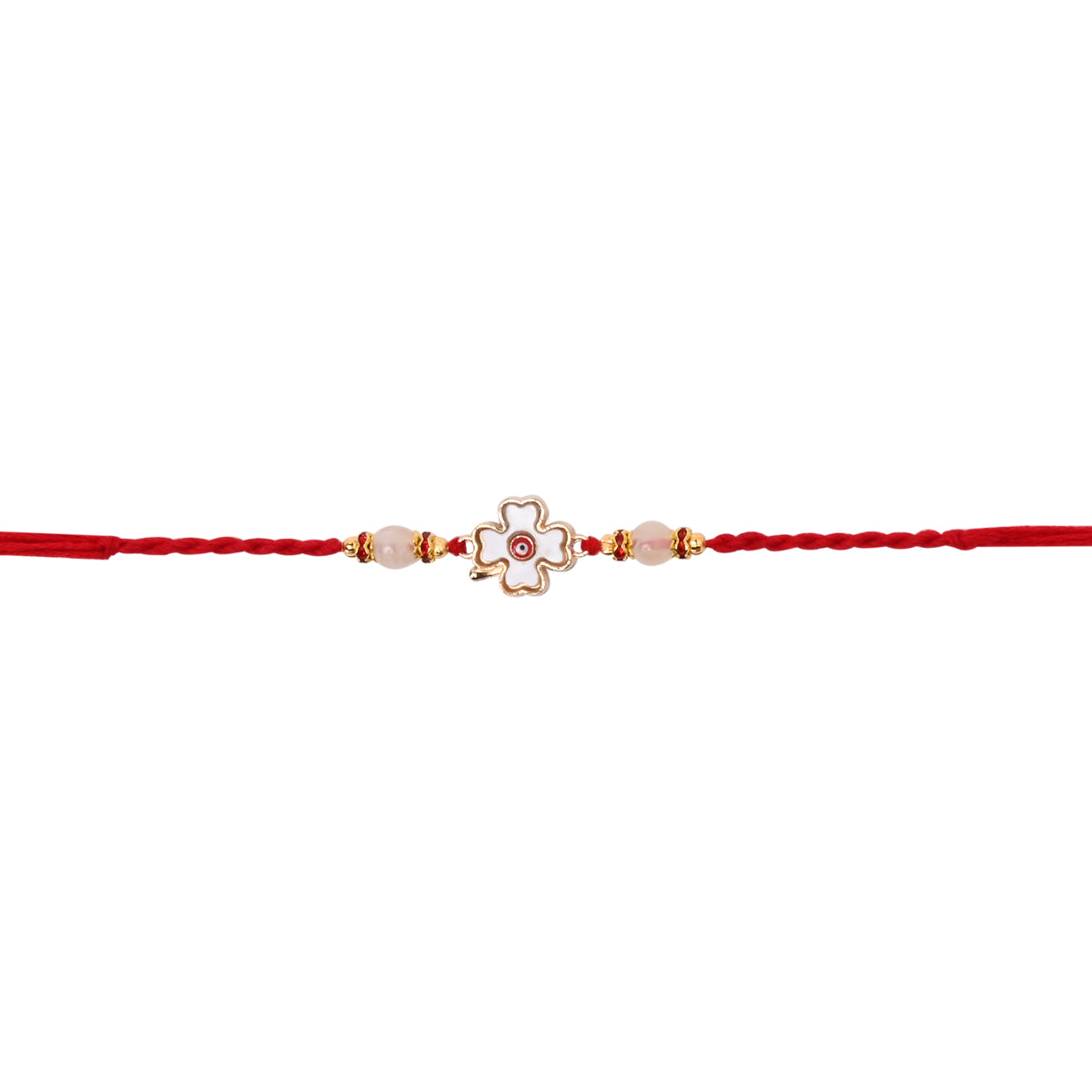 Elegance Evil Eye Rakhi with Roli Chawal & Rakshabandhan Card