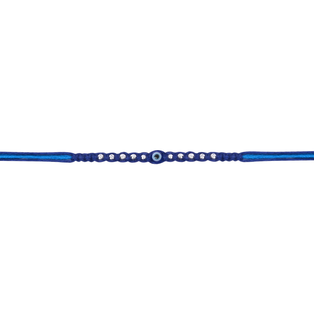 Evil Eye Thread Rakhi for Brother with Roli Chawal and Raksha Bandhan Card