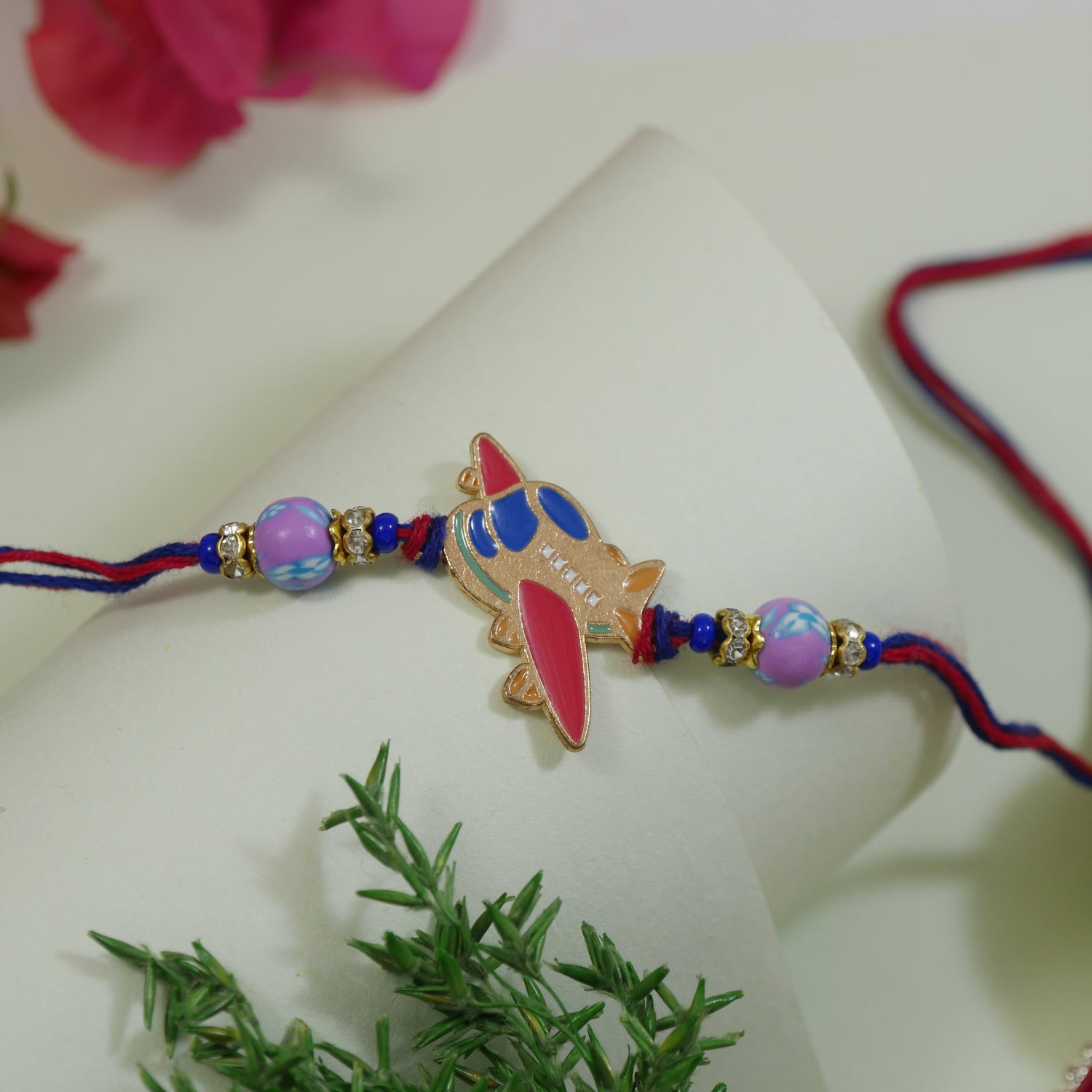 Fly High Brother – Airplane Rakhi with Roli Chawal & Rakshabhandan Card