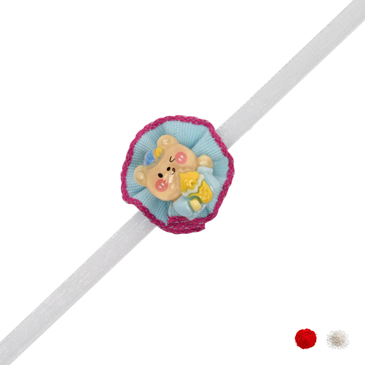 Cat Rakhi with Roli Chawal & Rakshabhandan Card