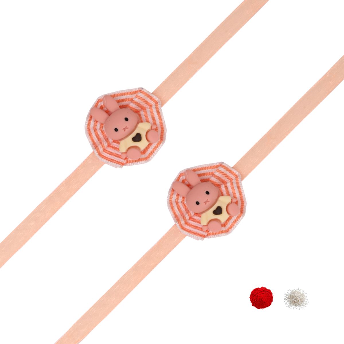 Bunny Rakhi with Roli Chawal & Rakshabhandan Card