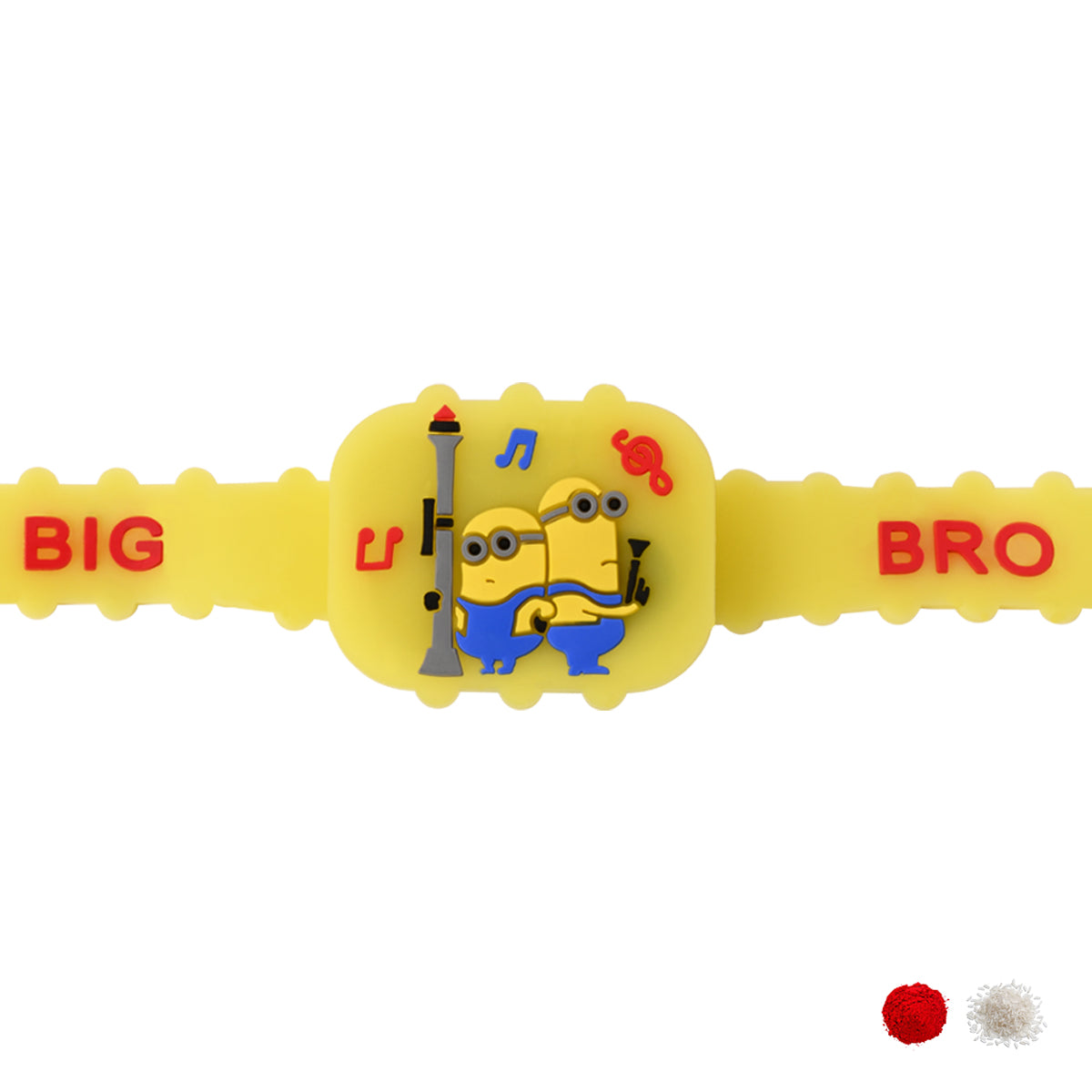 Minion Kids Rakhi with Roli Chawal & Raksha Bandhan Card