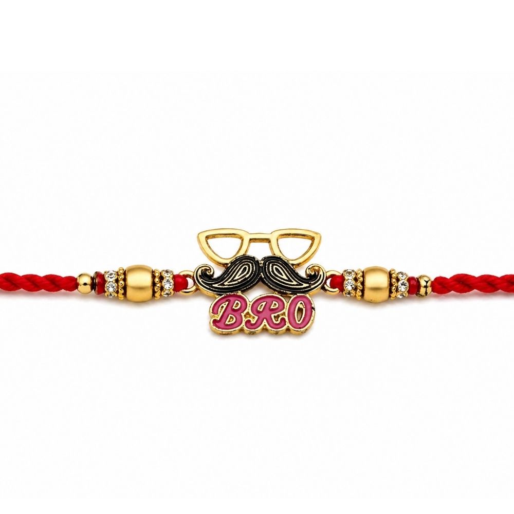 Cool Bro Rakhi with Roli Chawal & Rakshabandhan Card