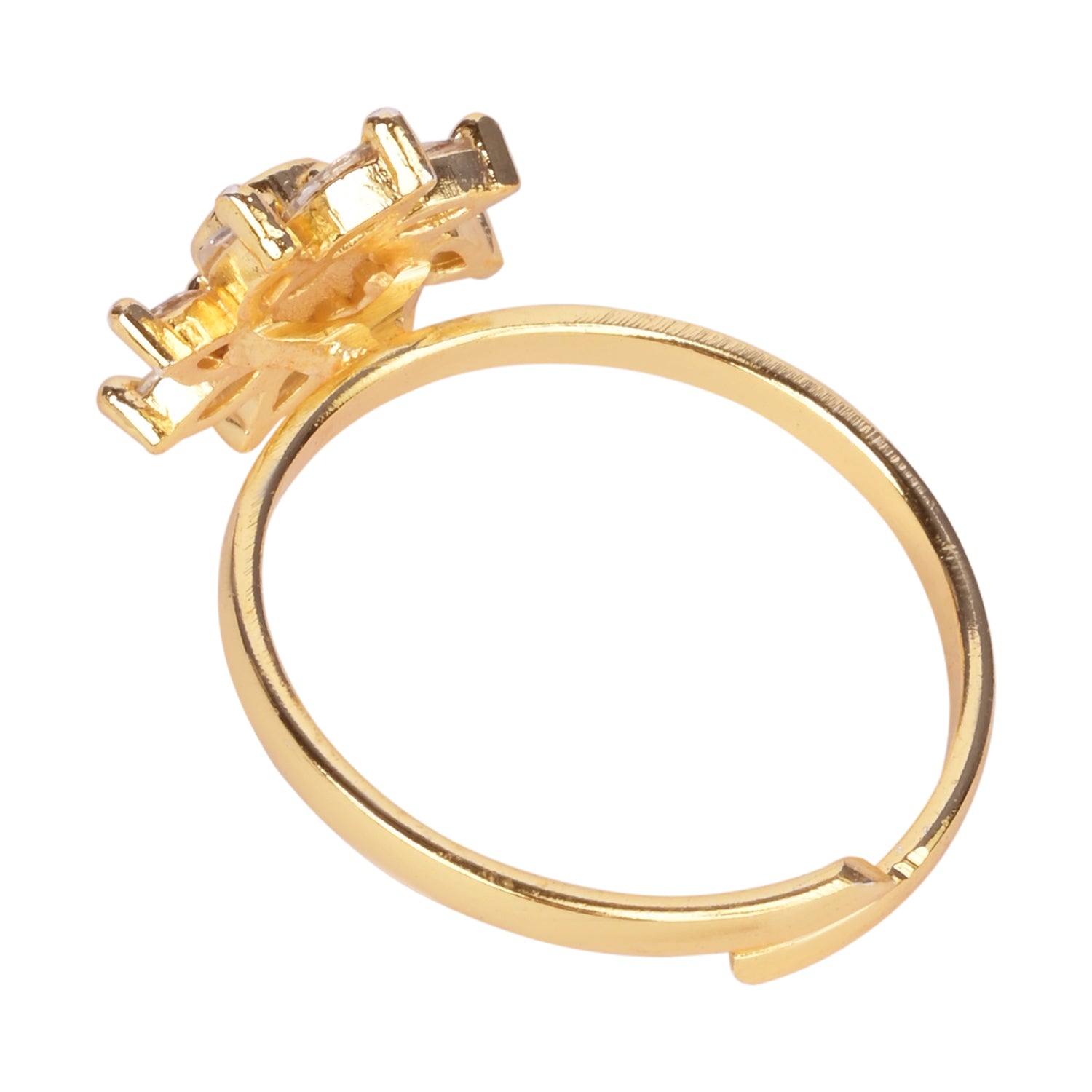 Zaria - Floral Cluster Cocktail Ring