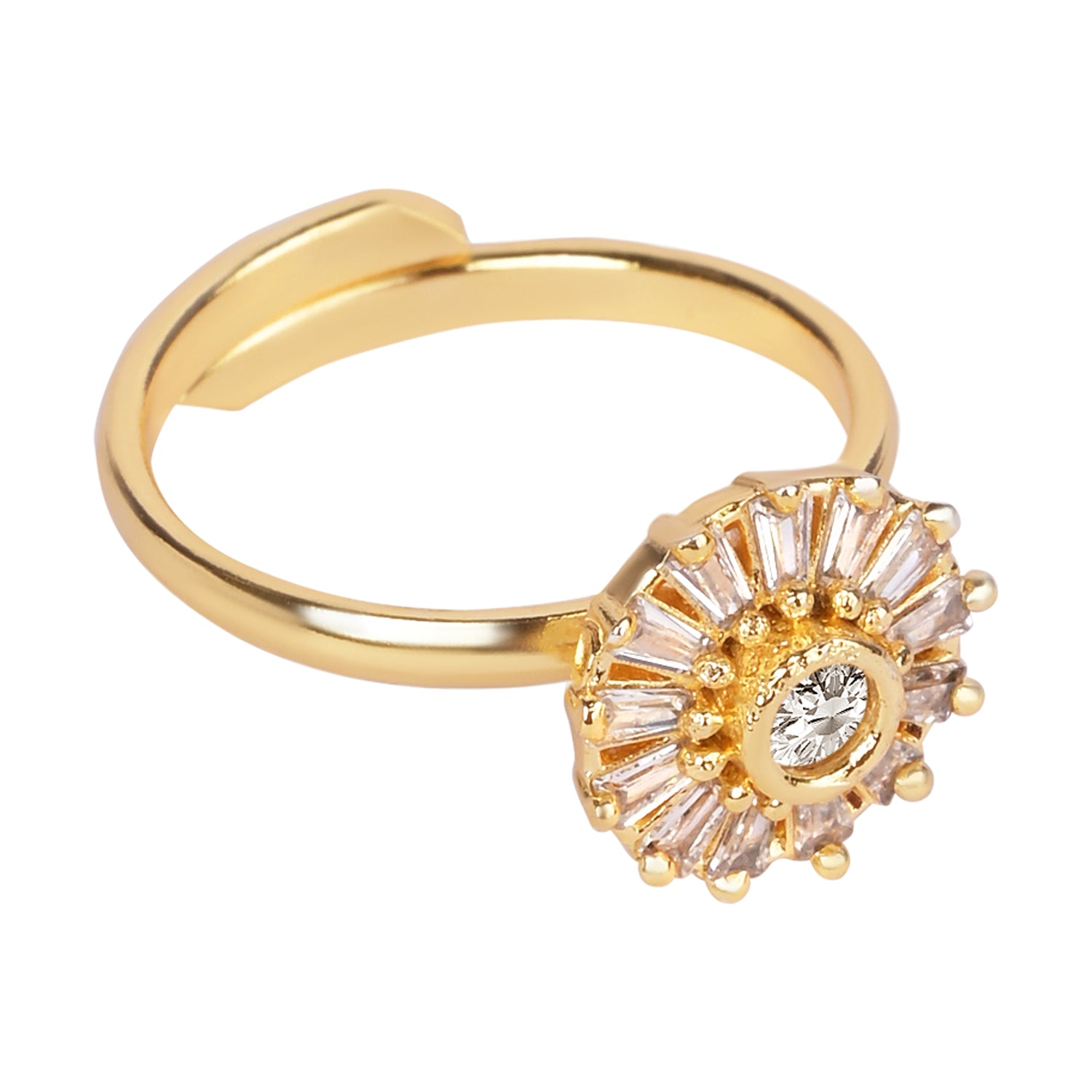 Eleni - Radiant Burst Cocktail Ring