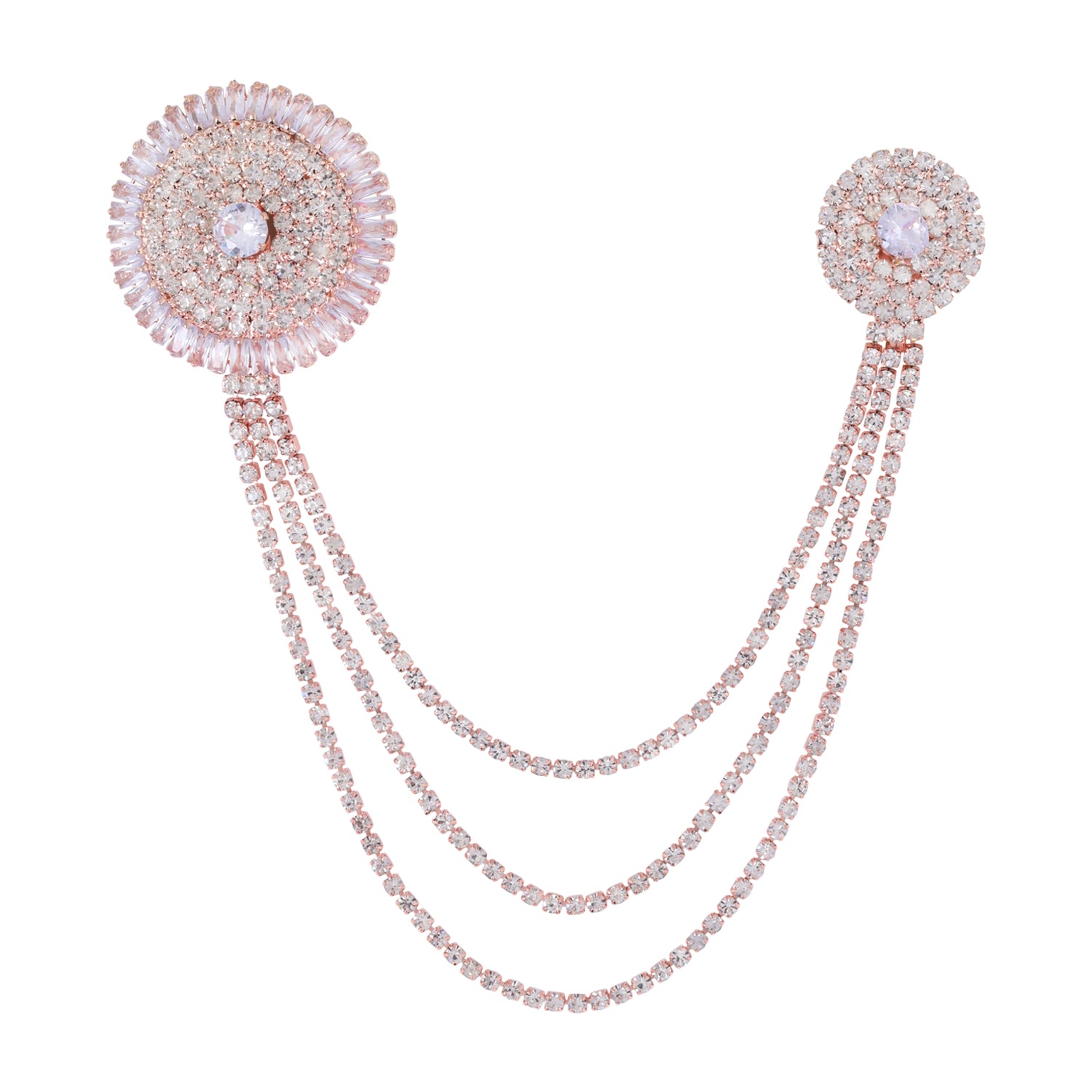 Daksh - Rose Gold Brooch