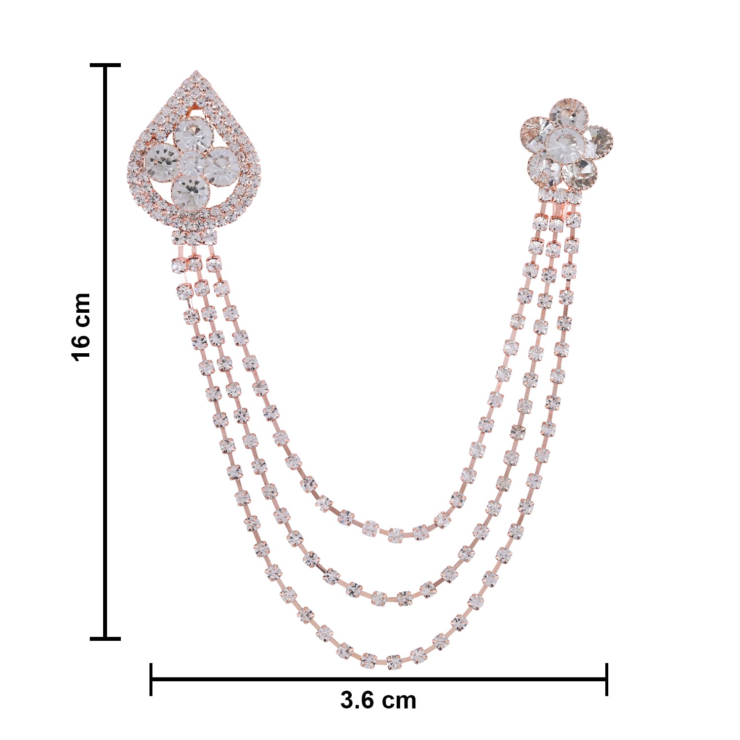 Eshan - Rose Gold Brooch