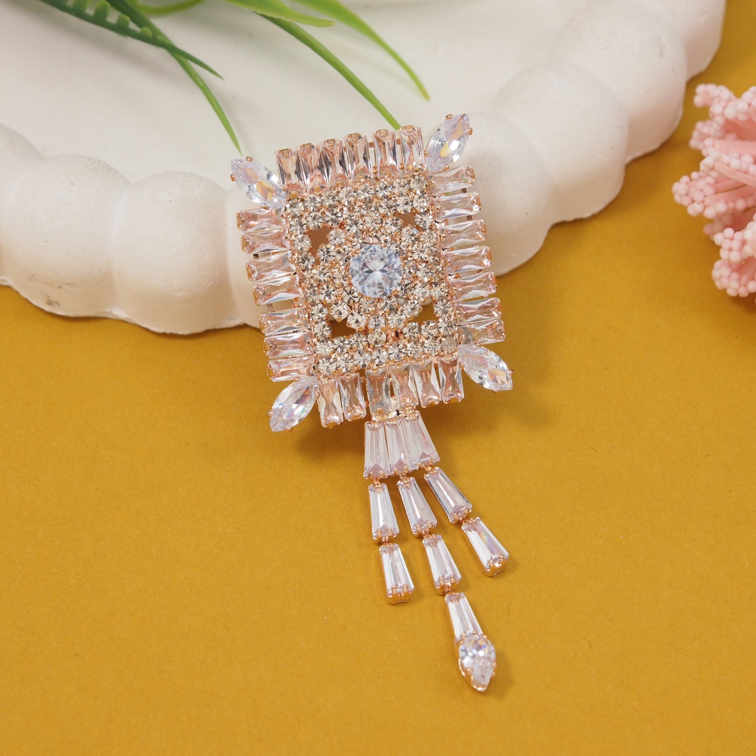 Rishaan - Rose Gold Brooch