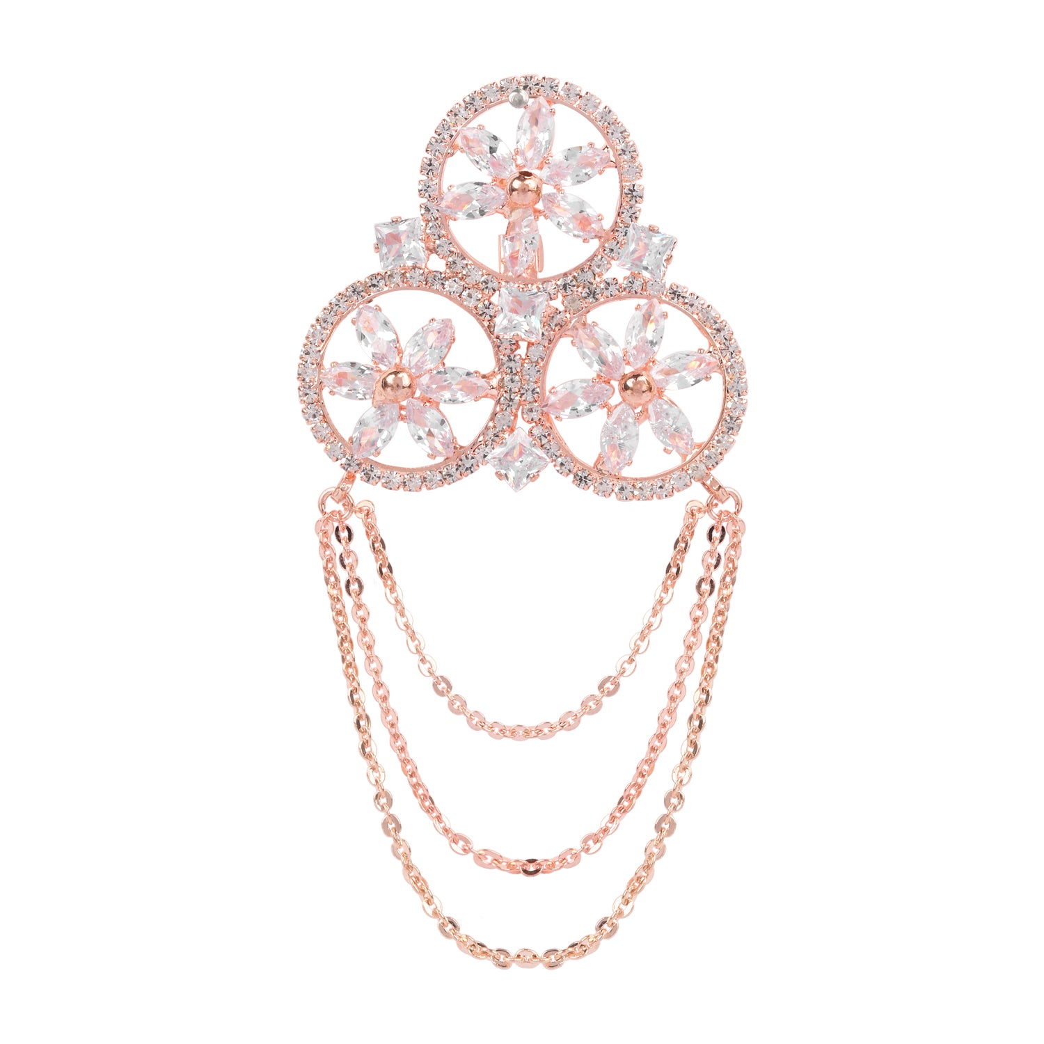 Aahir - Rose Gold Brooch