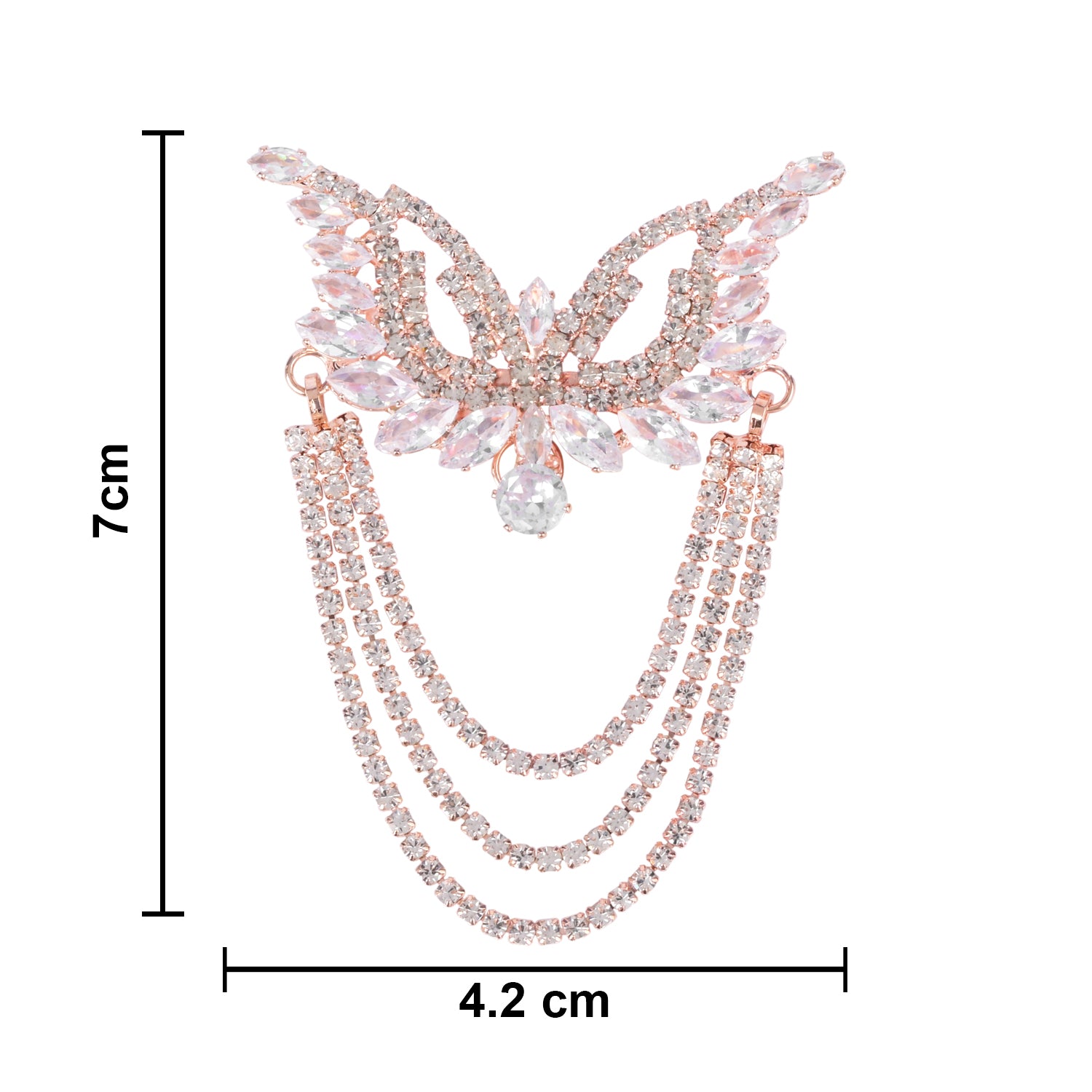 Aarnav - Rose Gold Brooch