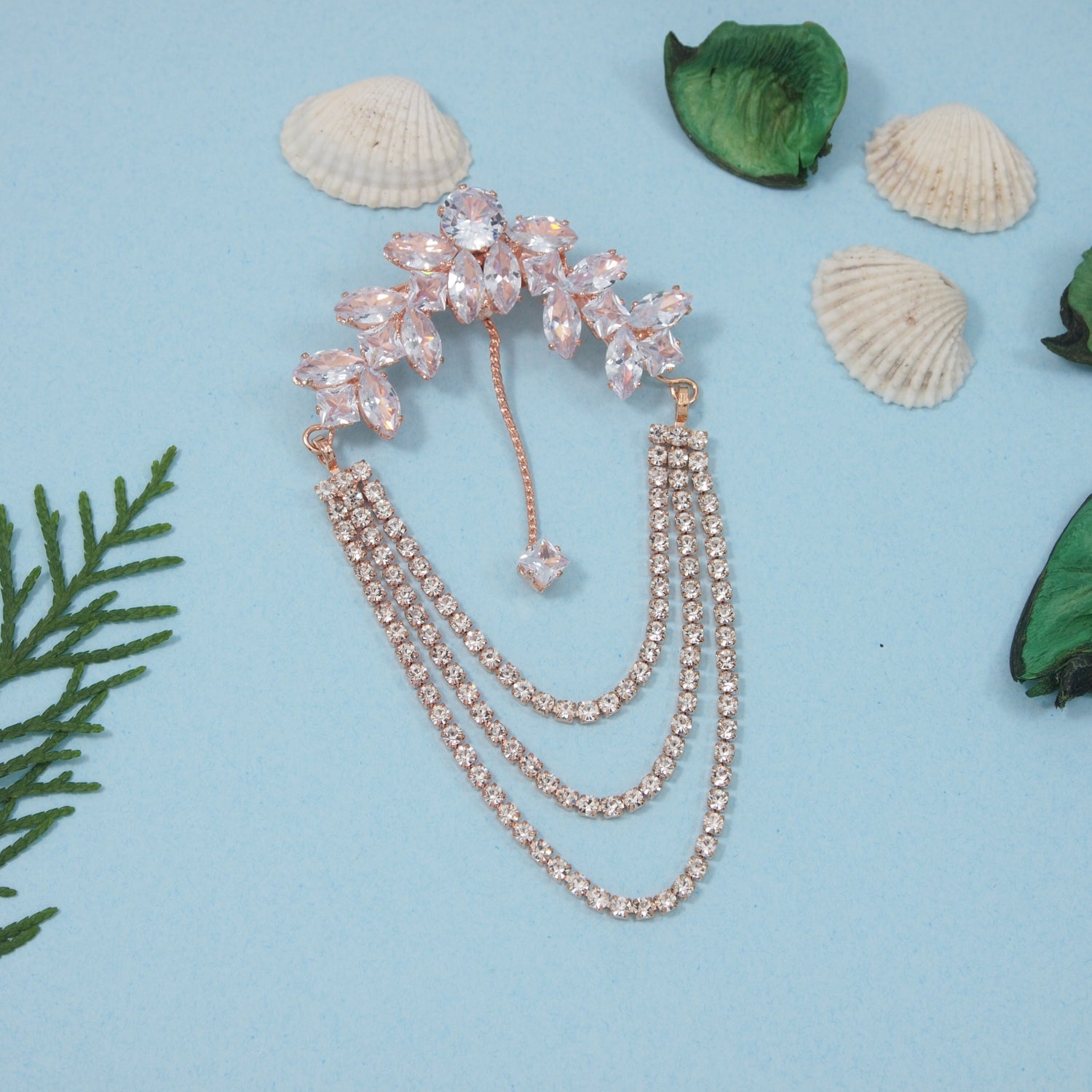 Abhay - Rose Gold Brooch