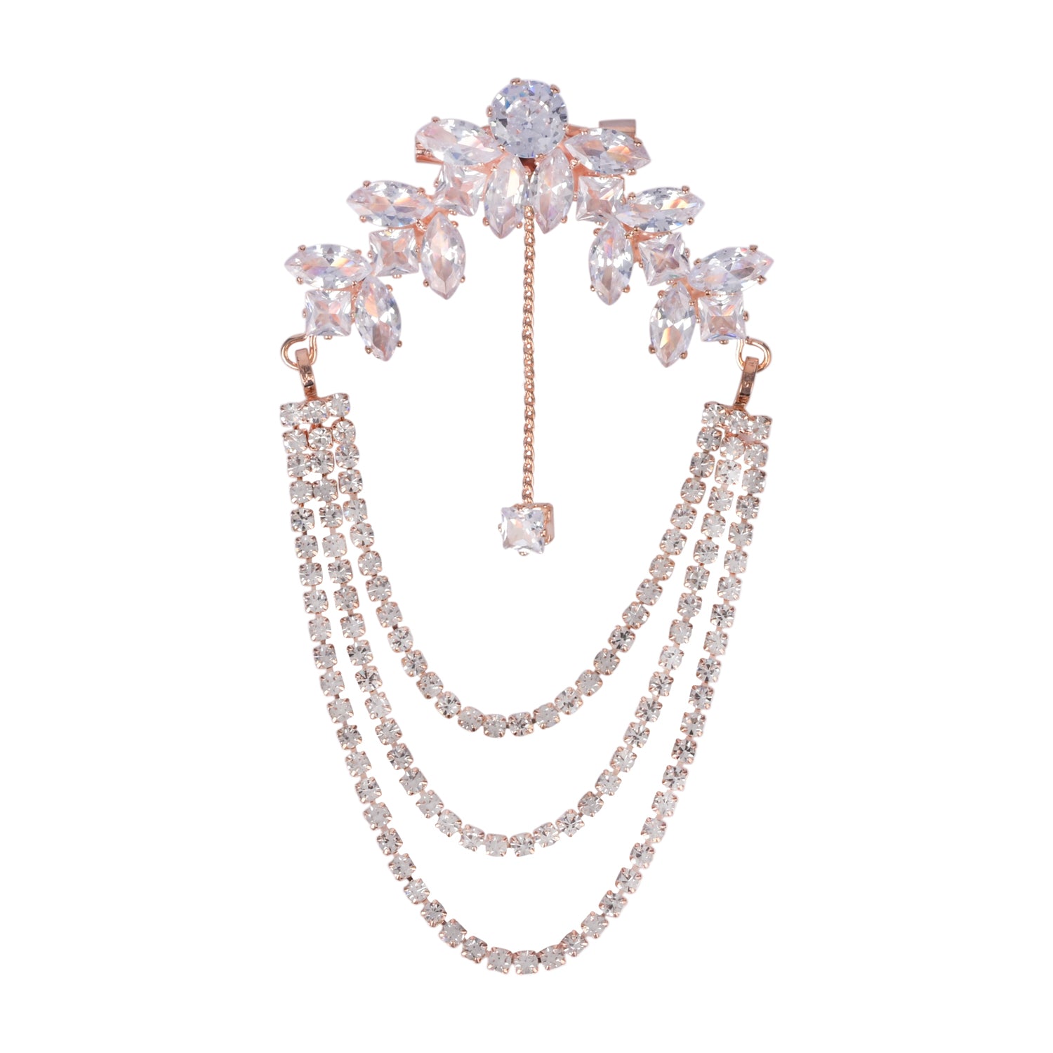 Abhay - Rose Gold Brooch