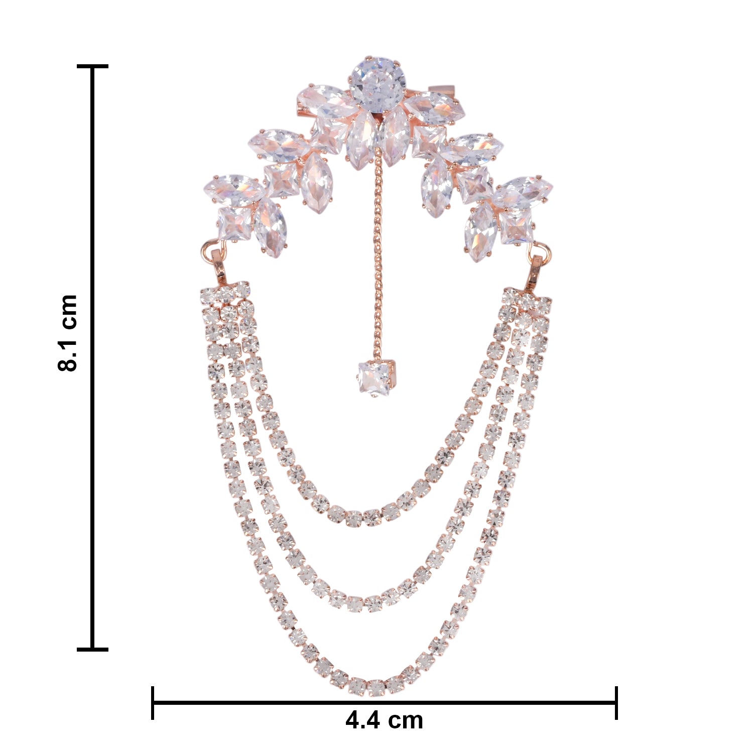 Abhay - Rose Gold Brooch