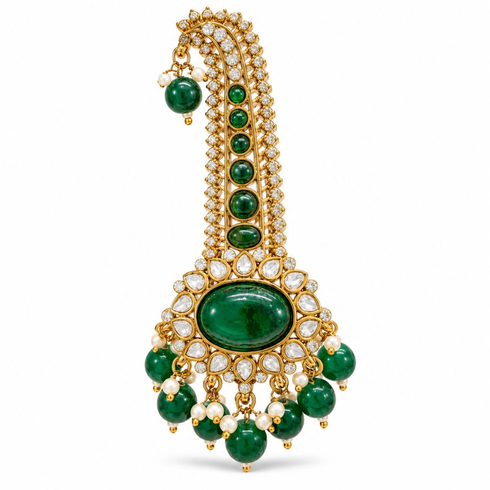 Sharvith- Green Kundan Kalangi