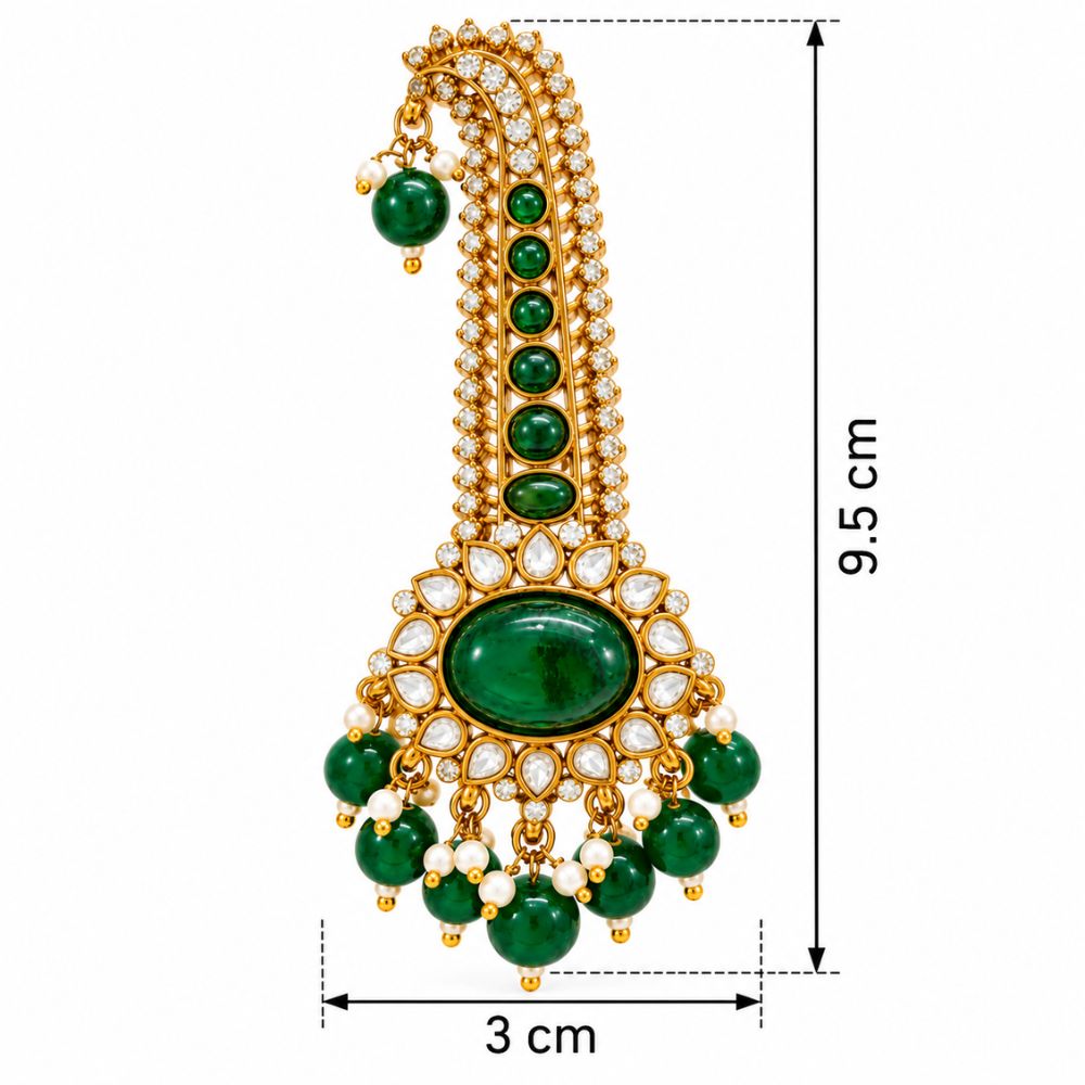 Sharvith- Green Kundan Kalangi