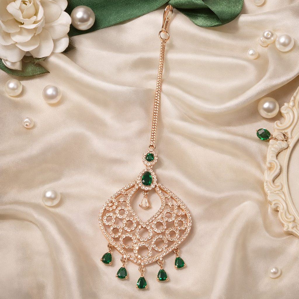 Sofia Green Maangtikka