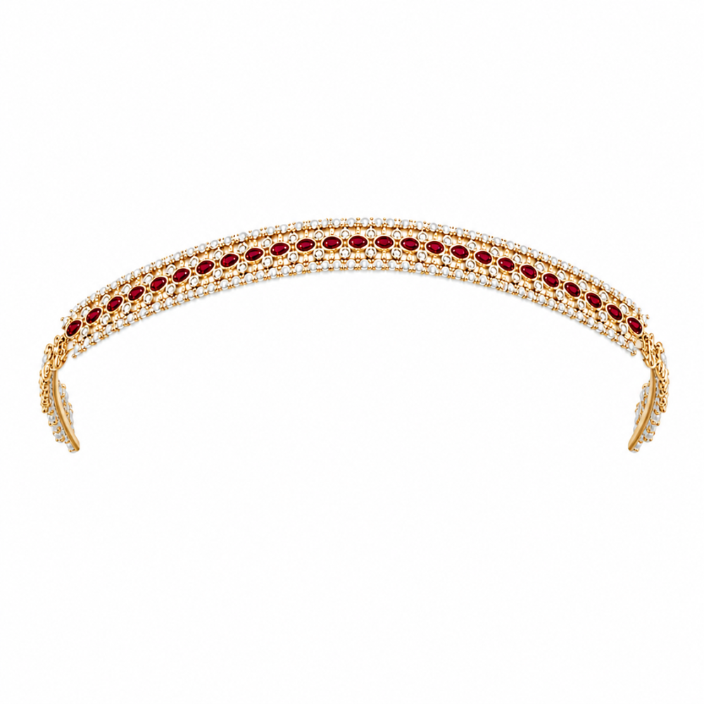 Dishani Dark Pink Sheeshpatti