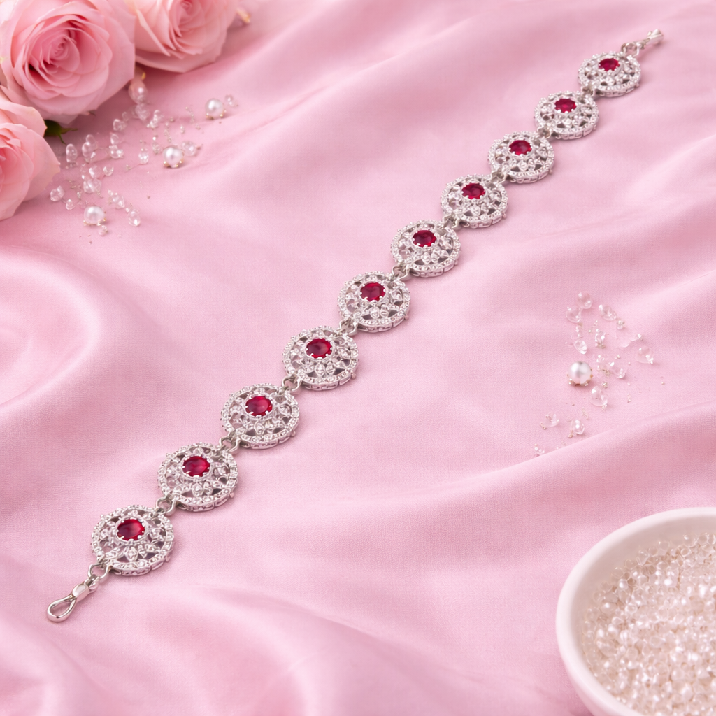 Nyla Maroon Sheeshpatti