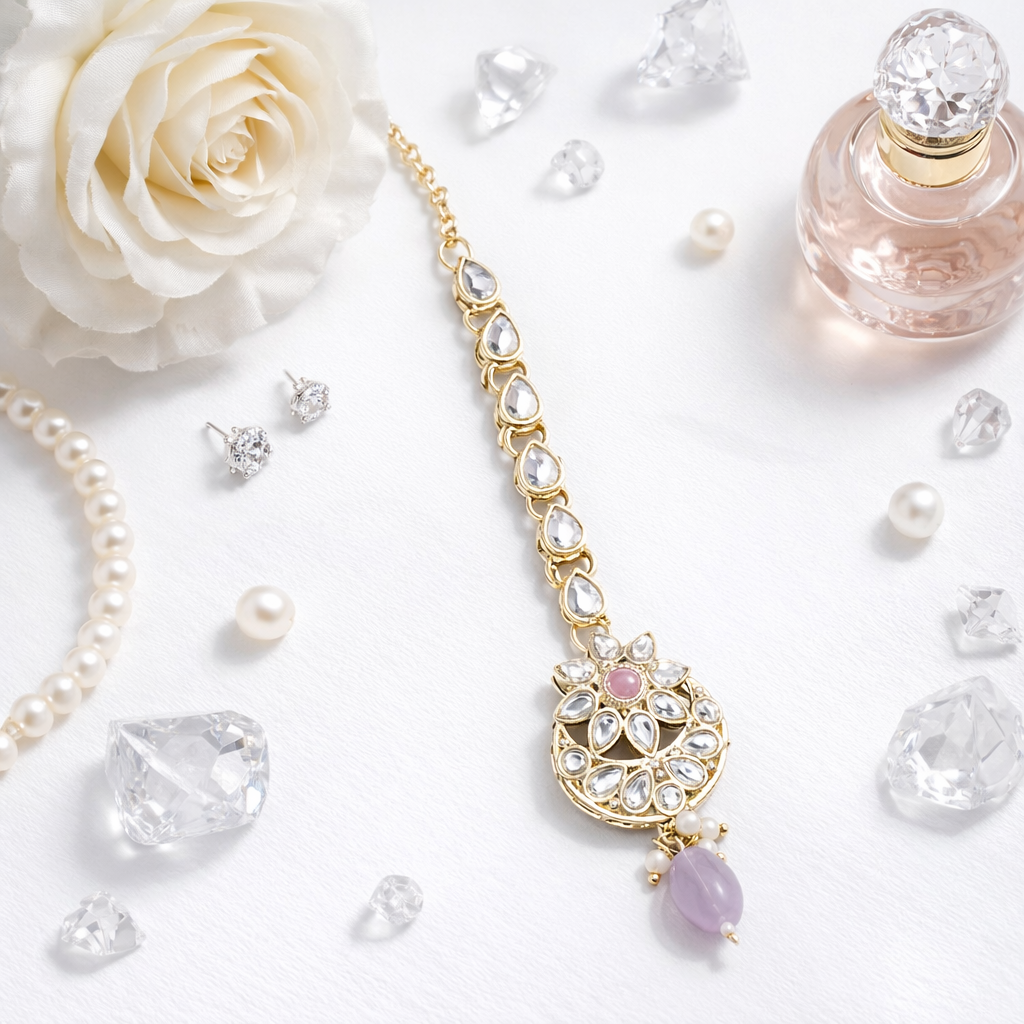 Zaisha Purple Maangtikka