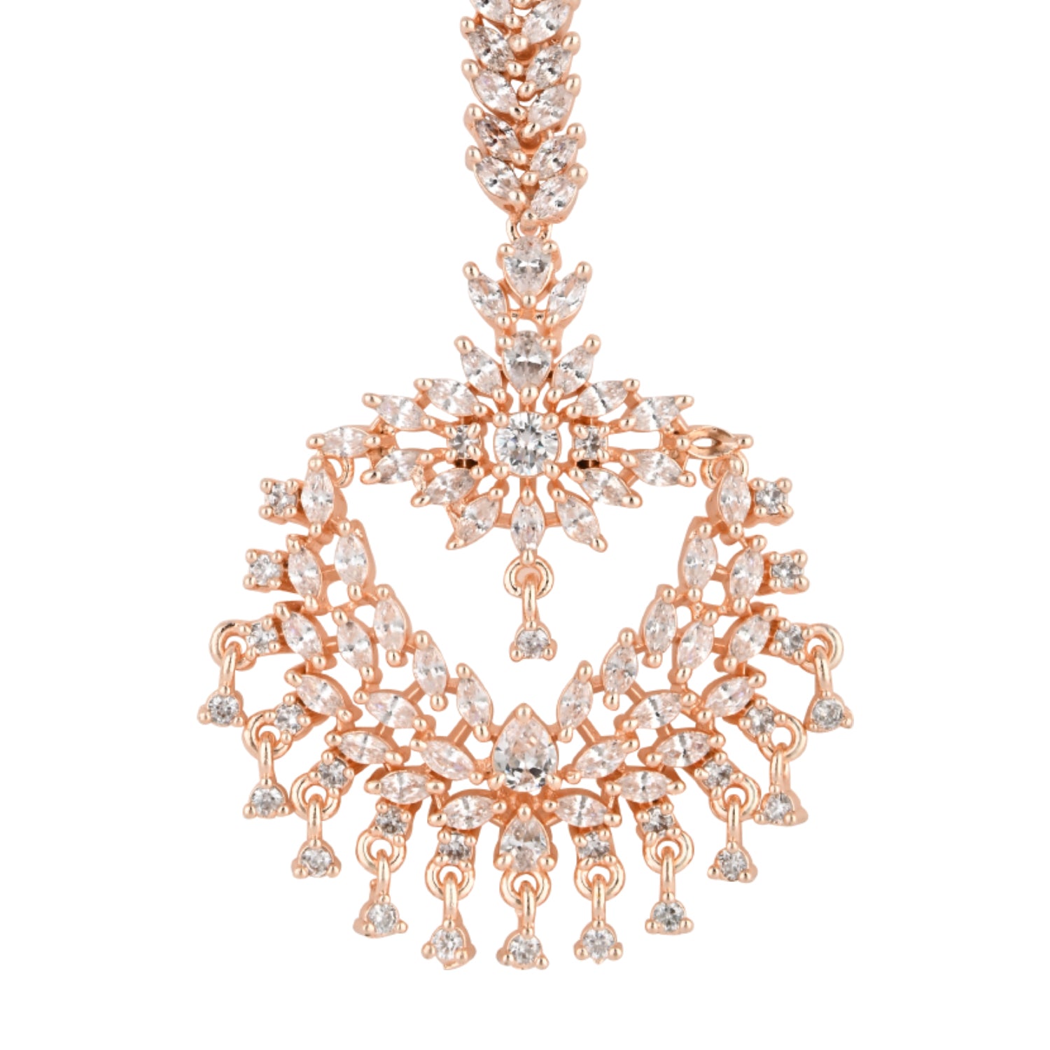 Kelvina RoseGold Maangtikka