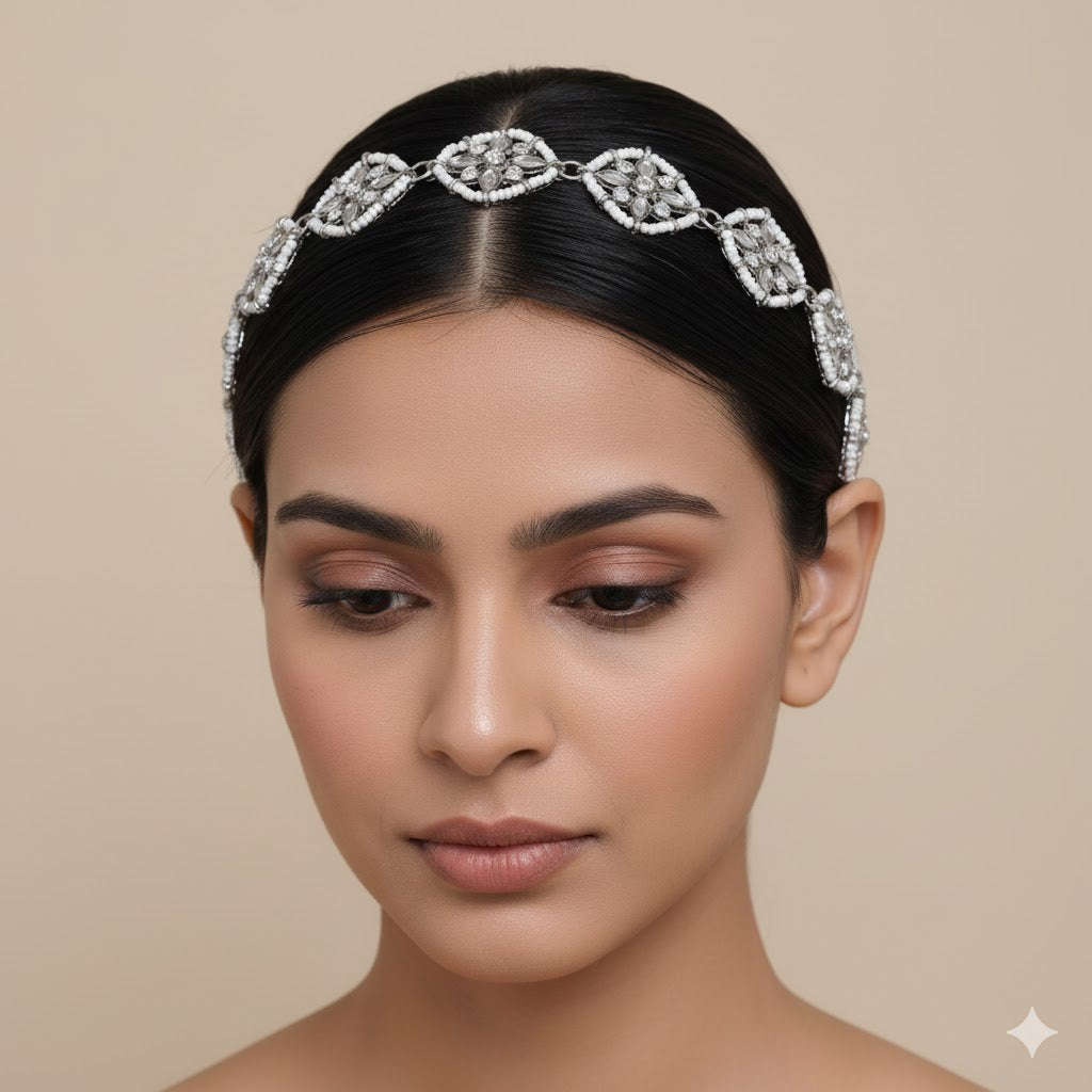 Ardita White Sheeshpatti