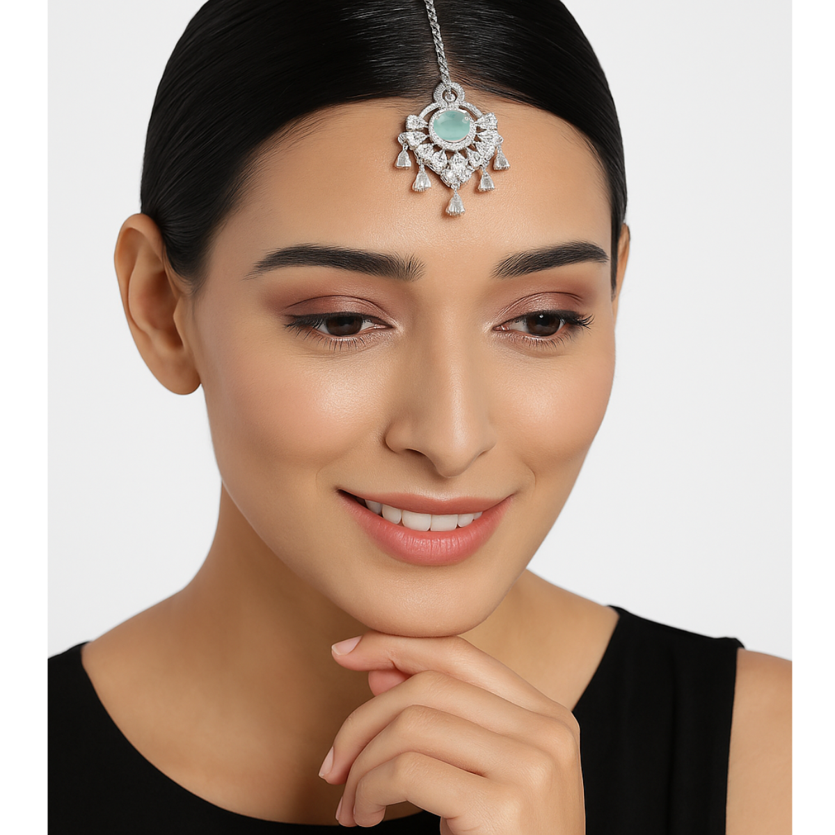 Deirra - Mint Maang Tikka