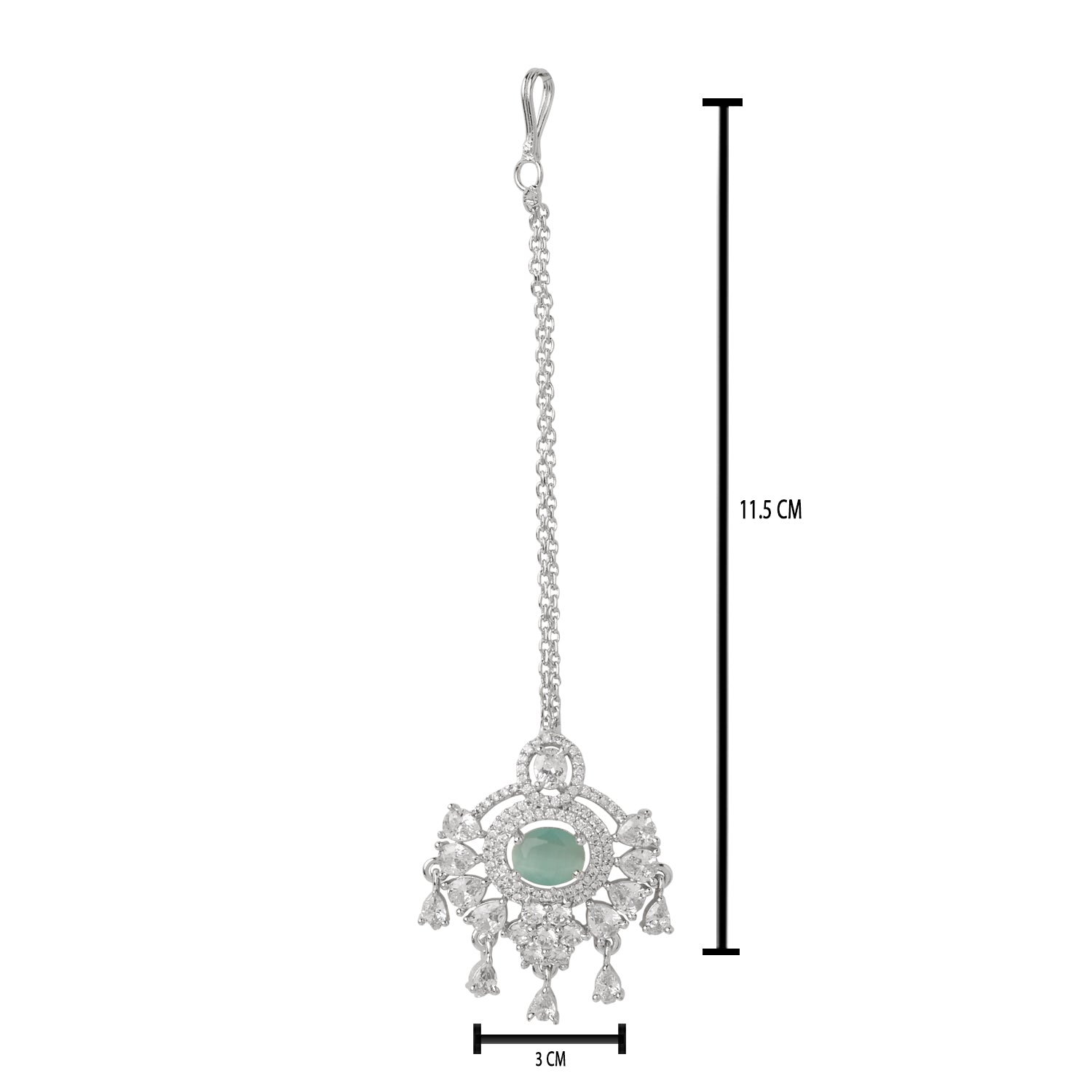 Deirra - Mint Maang Tikka