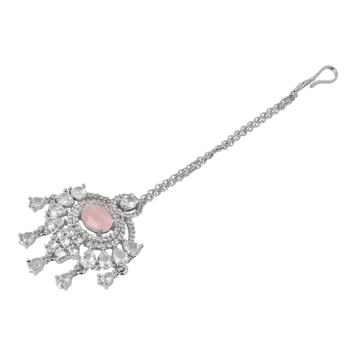 Deyona - Pink Maang Tikka